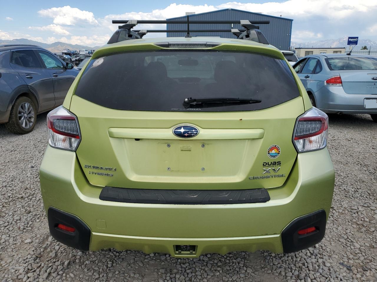 2014 Subaru Xv Crosstrek 2.0i Hybrid Green vin: JF2GPBCC6EH259467