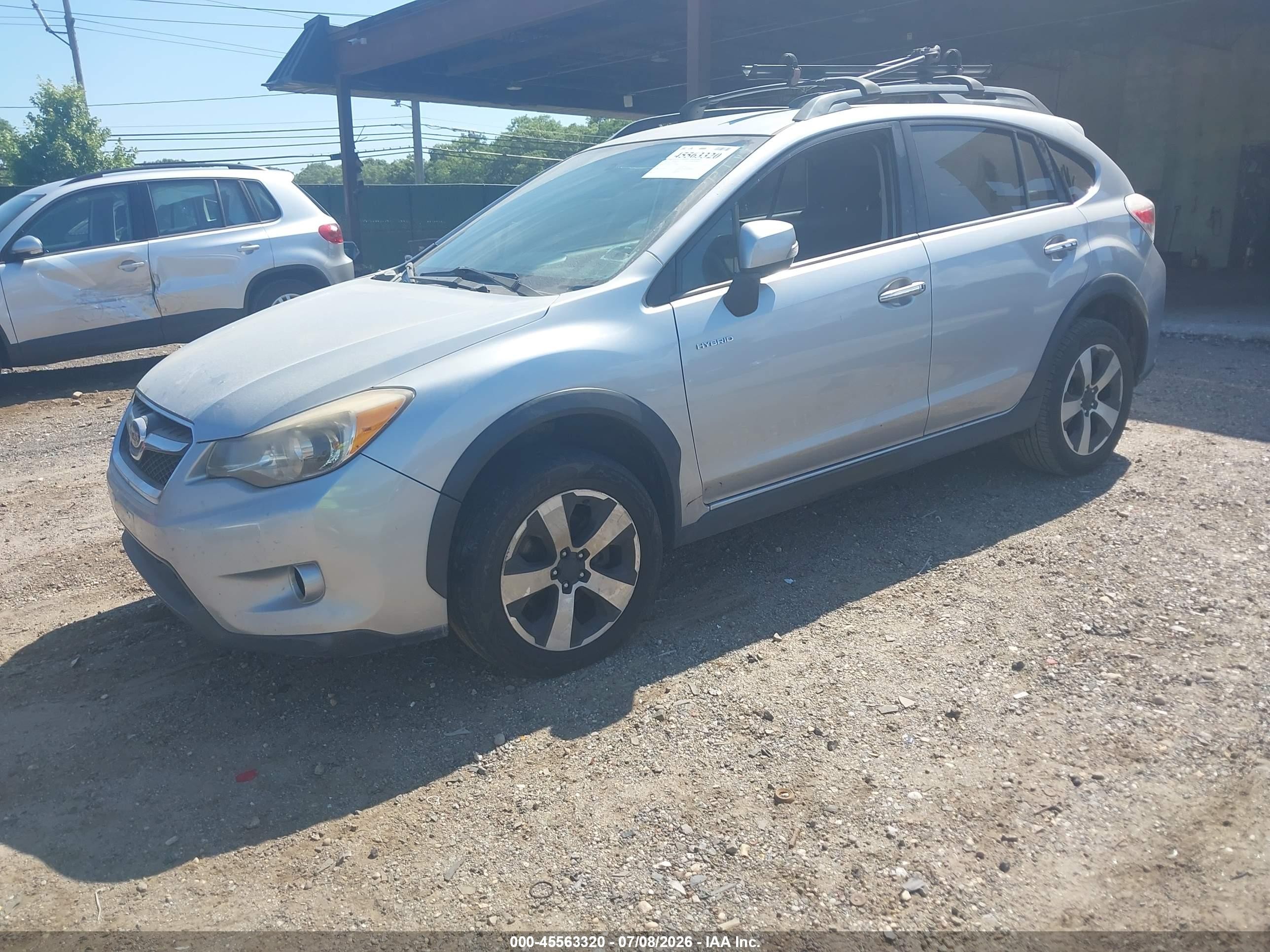 2014 Subaru Xv Crosstrek Hybrid 2.0i Silver vin: JF2GPBCC8EH337859