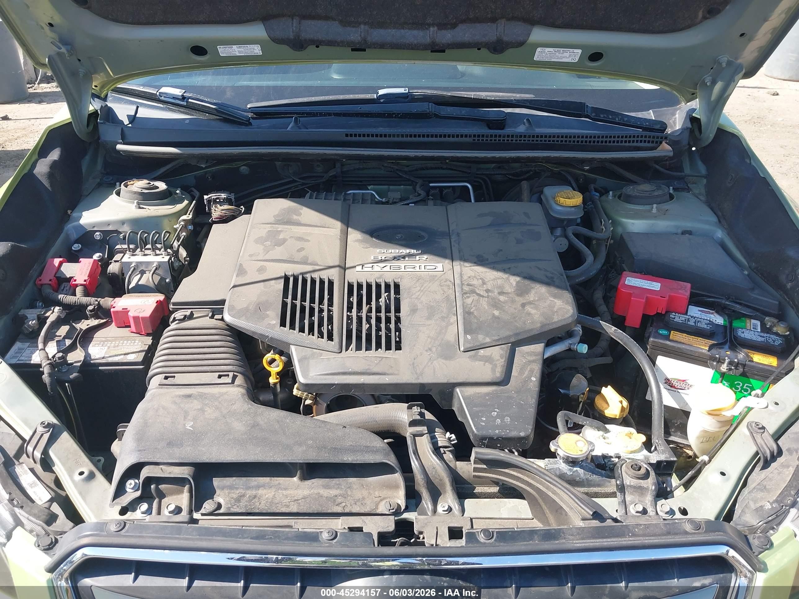2015 Subaru Xv Crosstrek Hybrid   Green vin: JF2GPBCC8FH260766