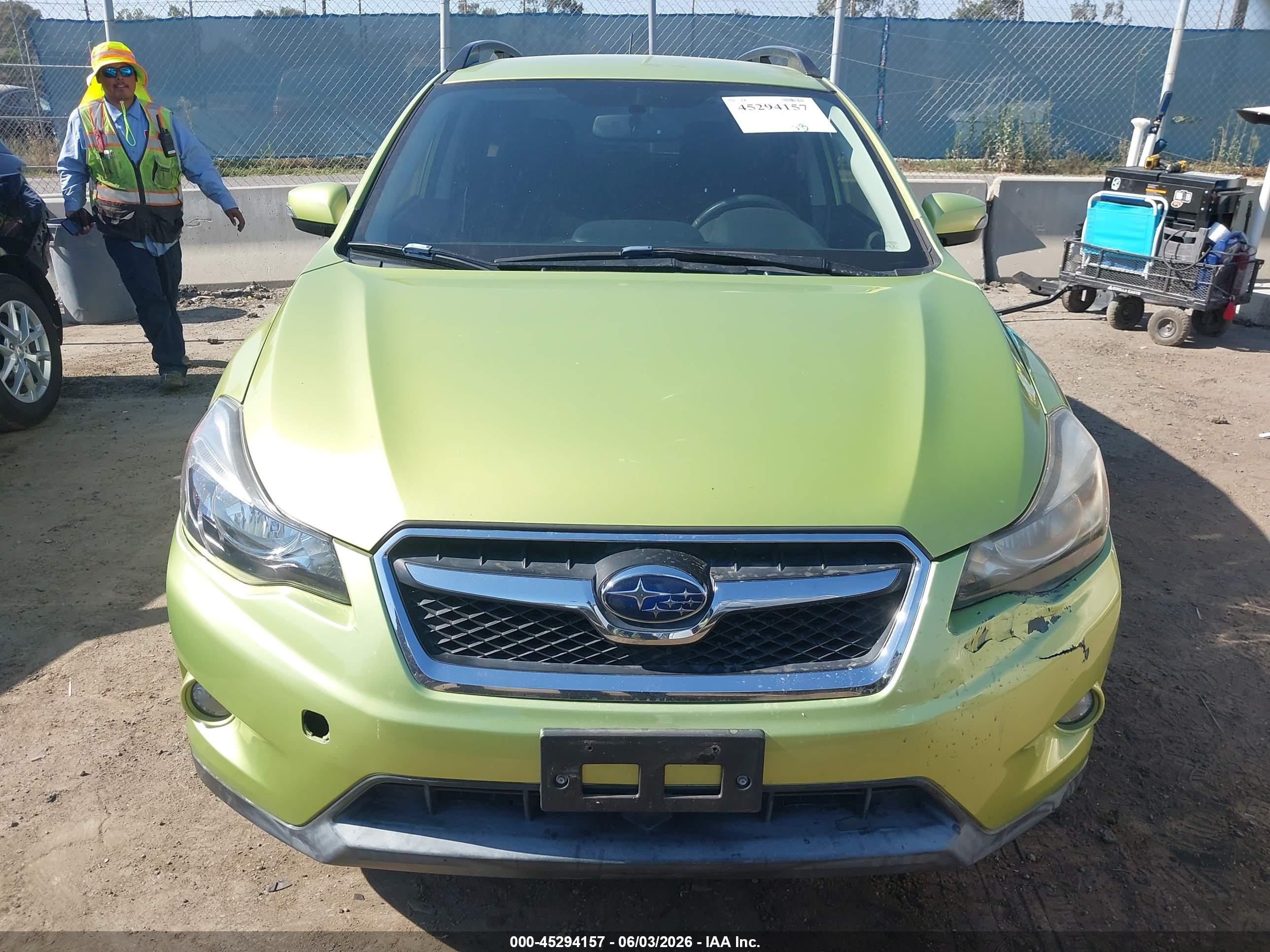 2015 Subaru Xv Crosstrek Hybrid   Green vin: JF2GPBCC8FH260766