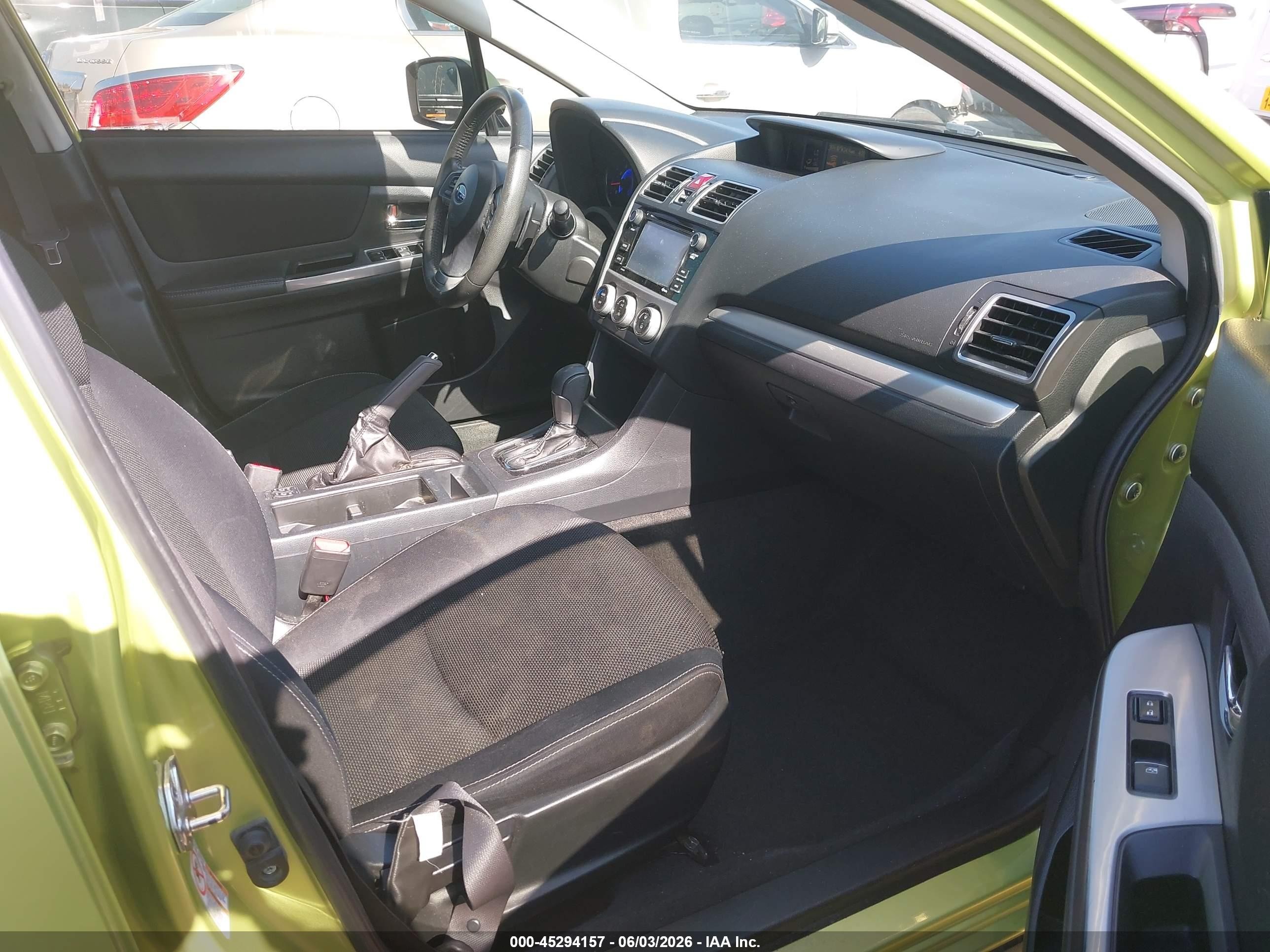 2015 Subaru Xv Crosstrek Hybrid   Green vin: JF2GPBCC8FH260766