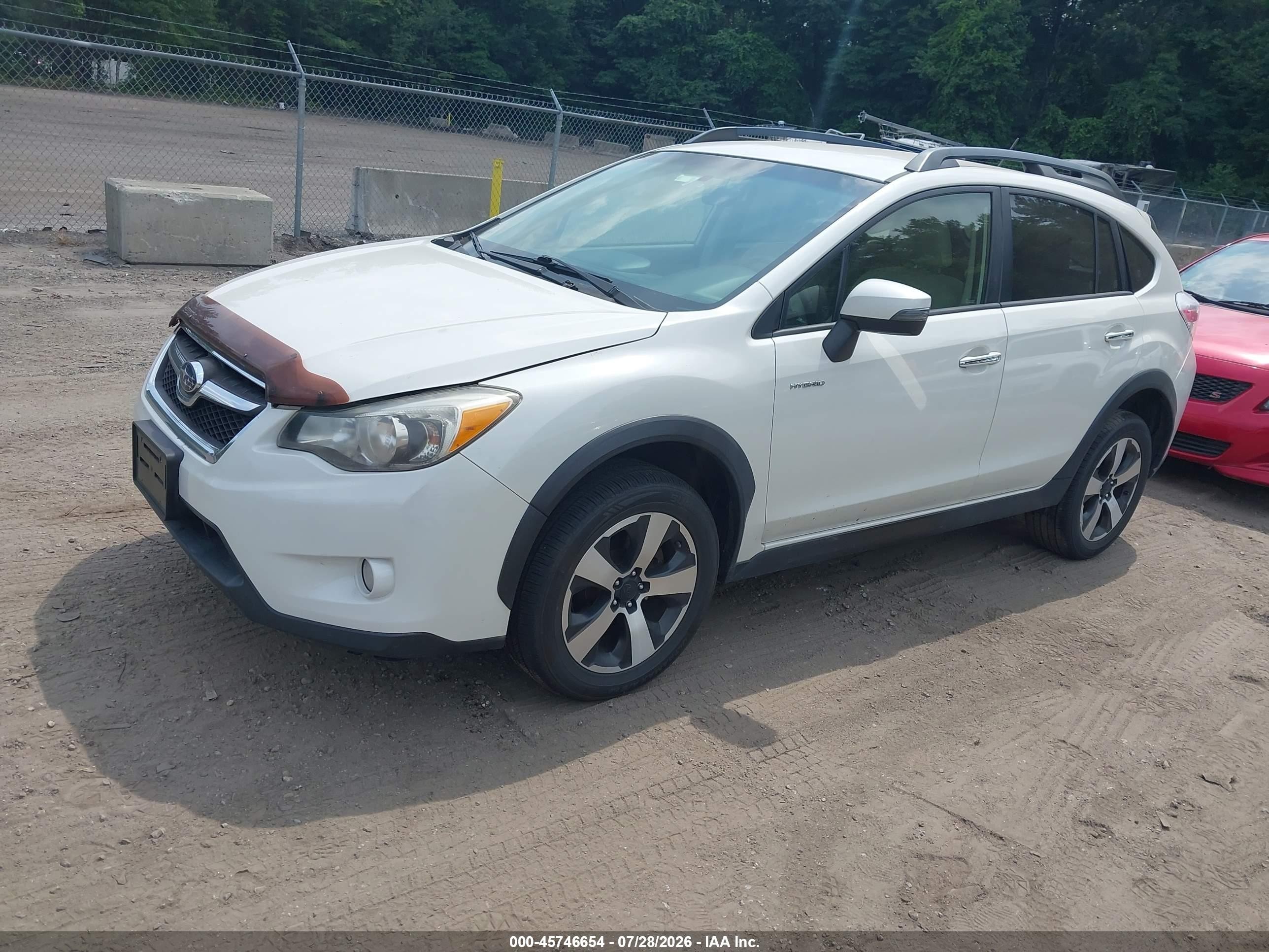 2015 Subaru Xv Crosstrek Hybrid Белый vin: JF2GPBCC9FH250554