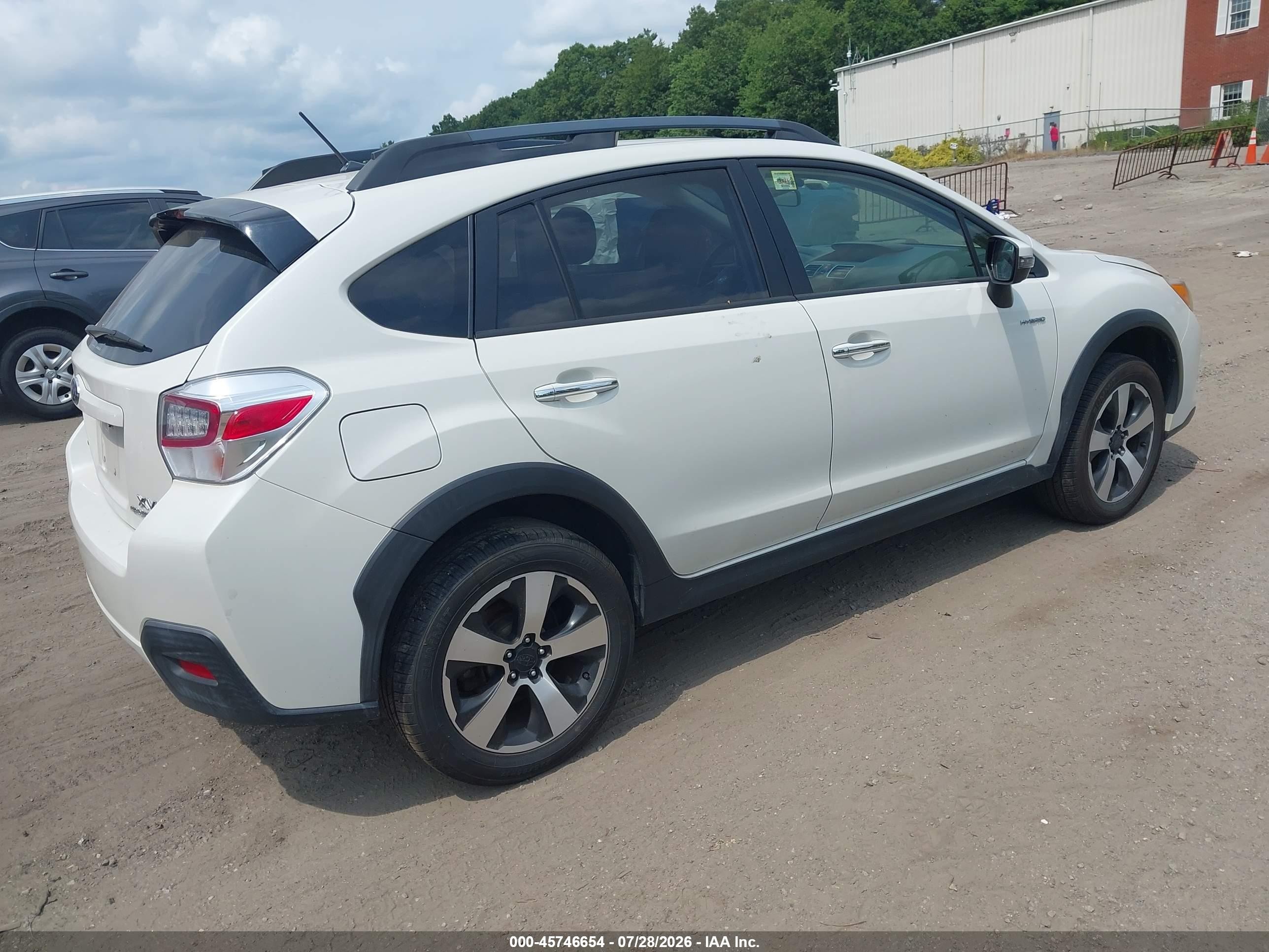 2015 Subaru Xv Crosstrek Hybrid Белый vin: JF2GPBCC9FH250554