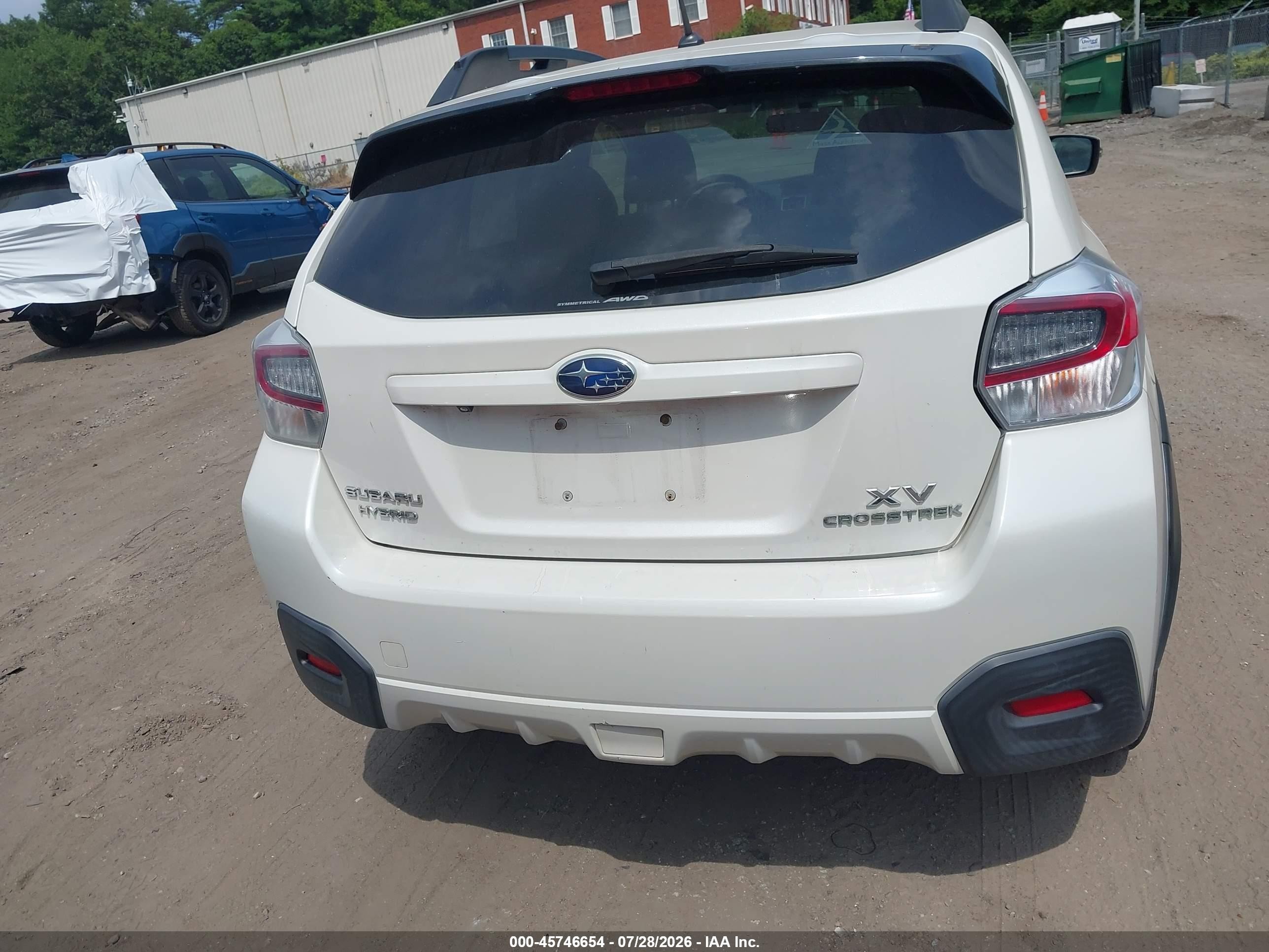 2015 Subaru Xv Crosstrek Hybrid Белый vin: JF2GPBCC9FH250554