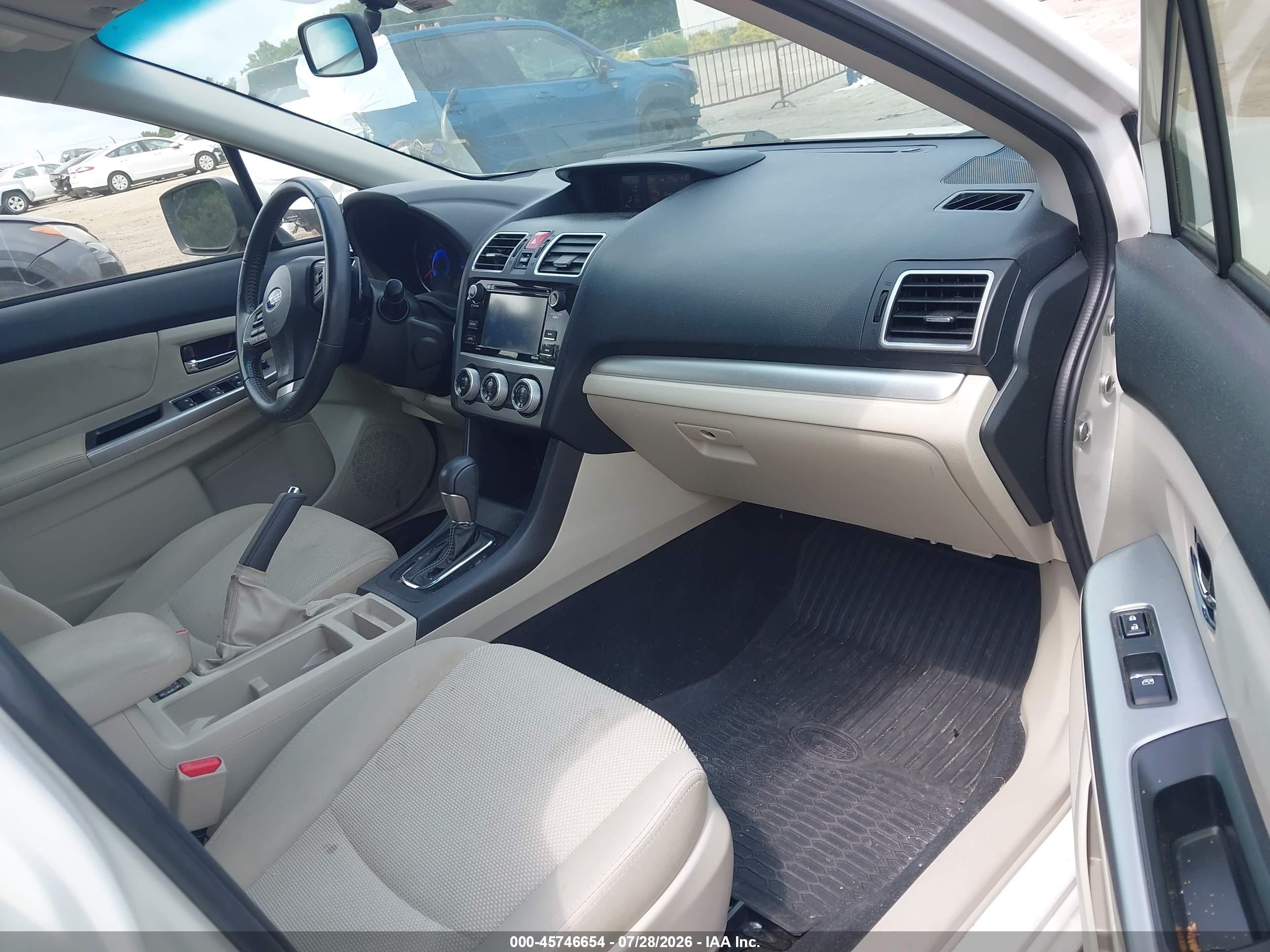 2015 Subaru Xv Crosstrek Hybrid Белый vin: JF2GPBCC9FH250554