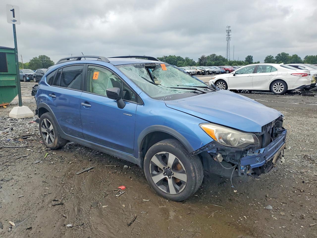 2015 Subaru Xv Crosstrek 2.0i Hybrid Blue vin: JF2GPBCC9FH289371