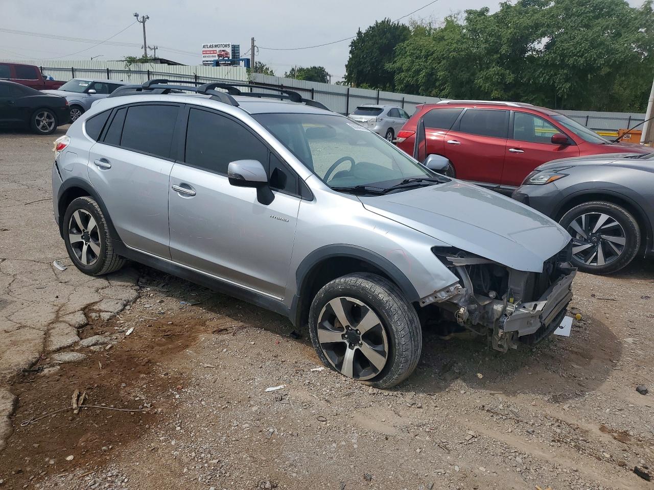 2014 Subaru Xv Crosstrek 2.0i Hybrid Silver vin: JF2GPBCCXEH257365
