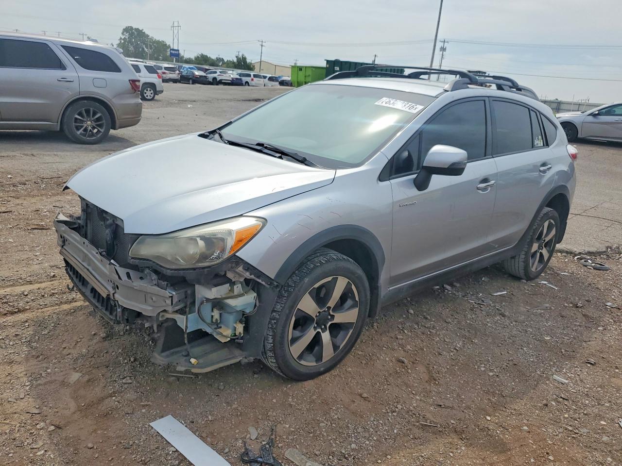 2014 Subaru Xv Crosstrek 2.0i Hybrid Silver vin: JF2GPBCCXEH257365