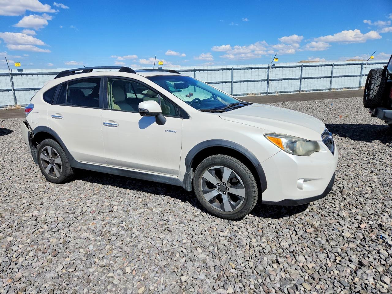 2014 Subaru Xv Crosstrek 2.0i Hybrid Touring White vin: JF2GPBKC0EH237465