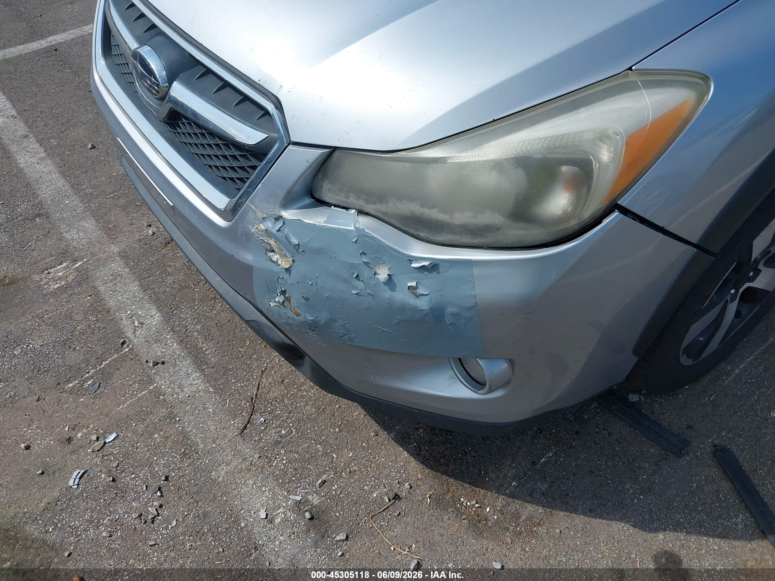 2014 Subaru Xv Crosstrek Hybrid 2.0i Touring Light Blue vin: JF2GPBKC0EH238616