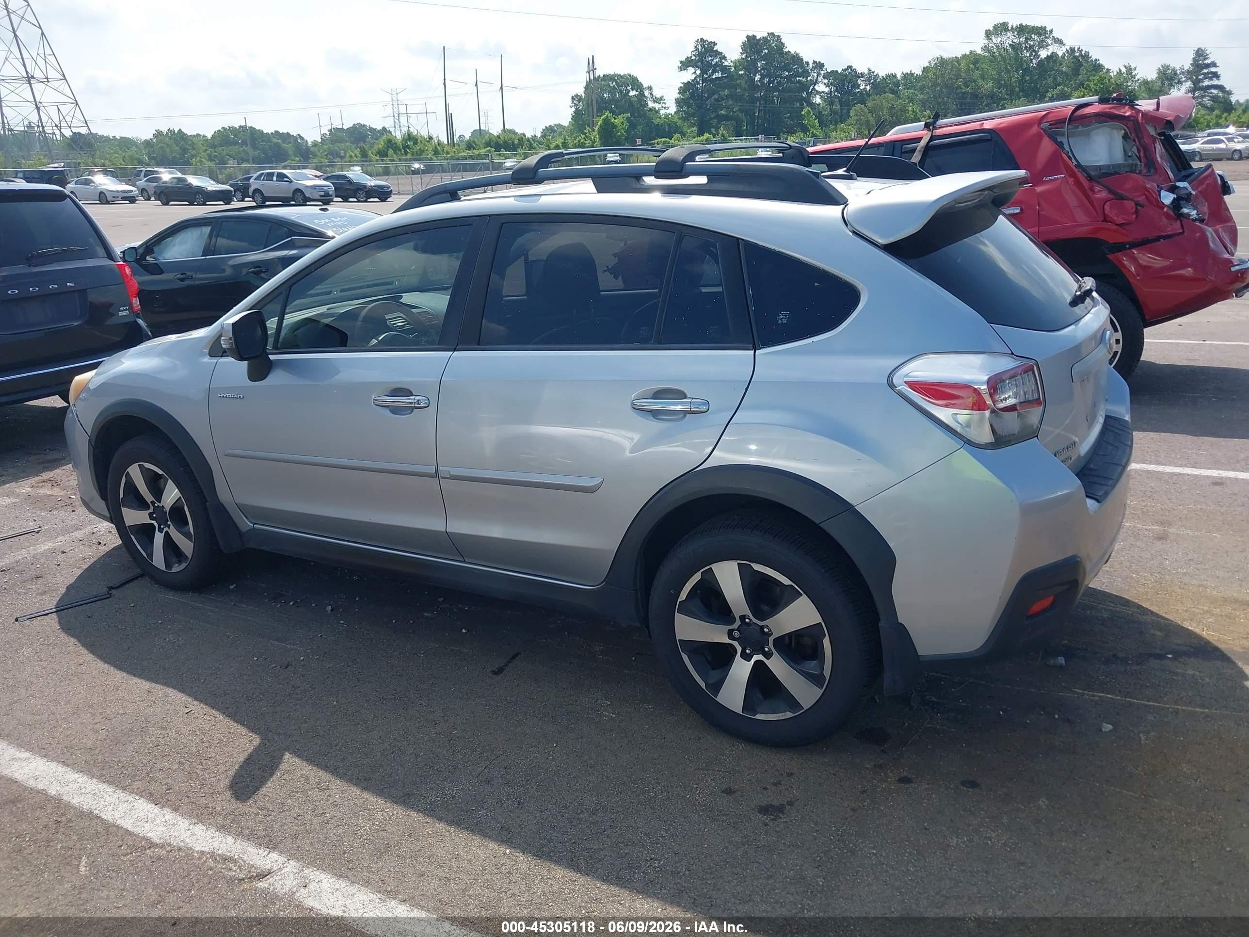 2014 Subaru Xv Crosstrek Hybrid 2.0i Touring Light Blue vin: JF2GPBKC0EH238616