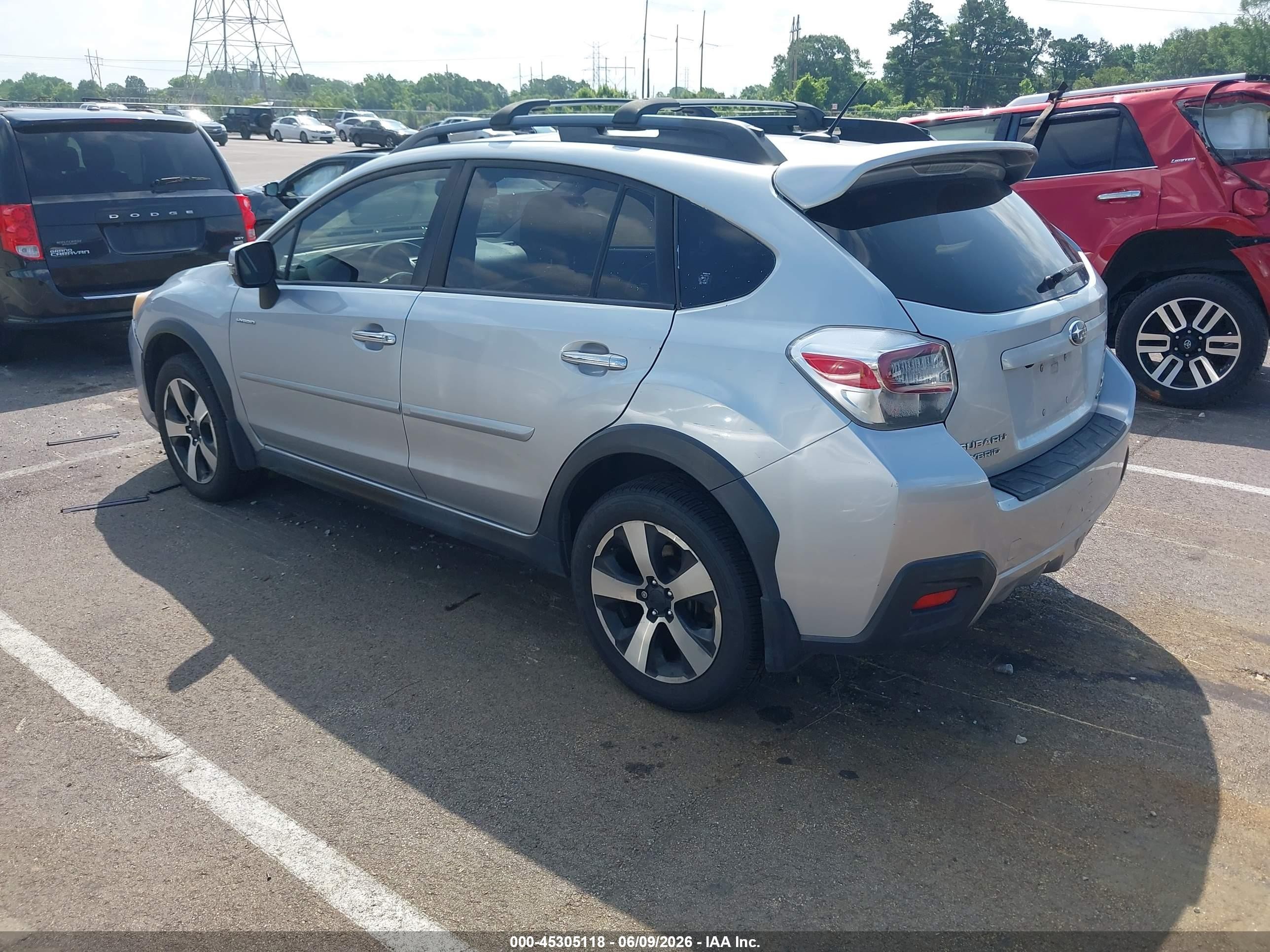 2014 Subaru Xv Crosstrek Hybrid 2.0i Touring Light Blue vin: JF2GPBKC0EH238616