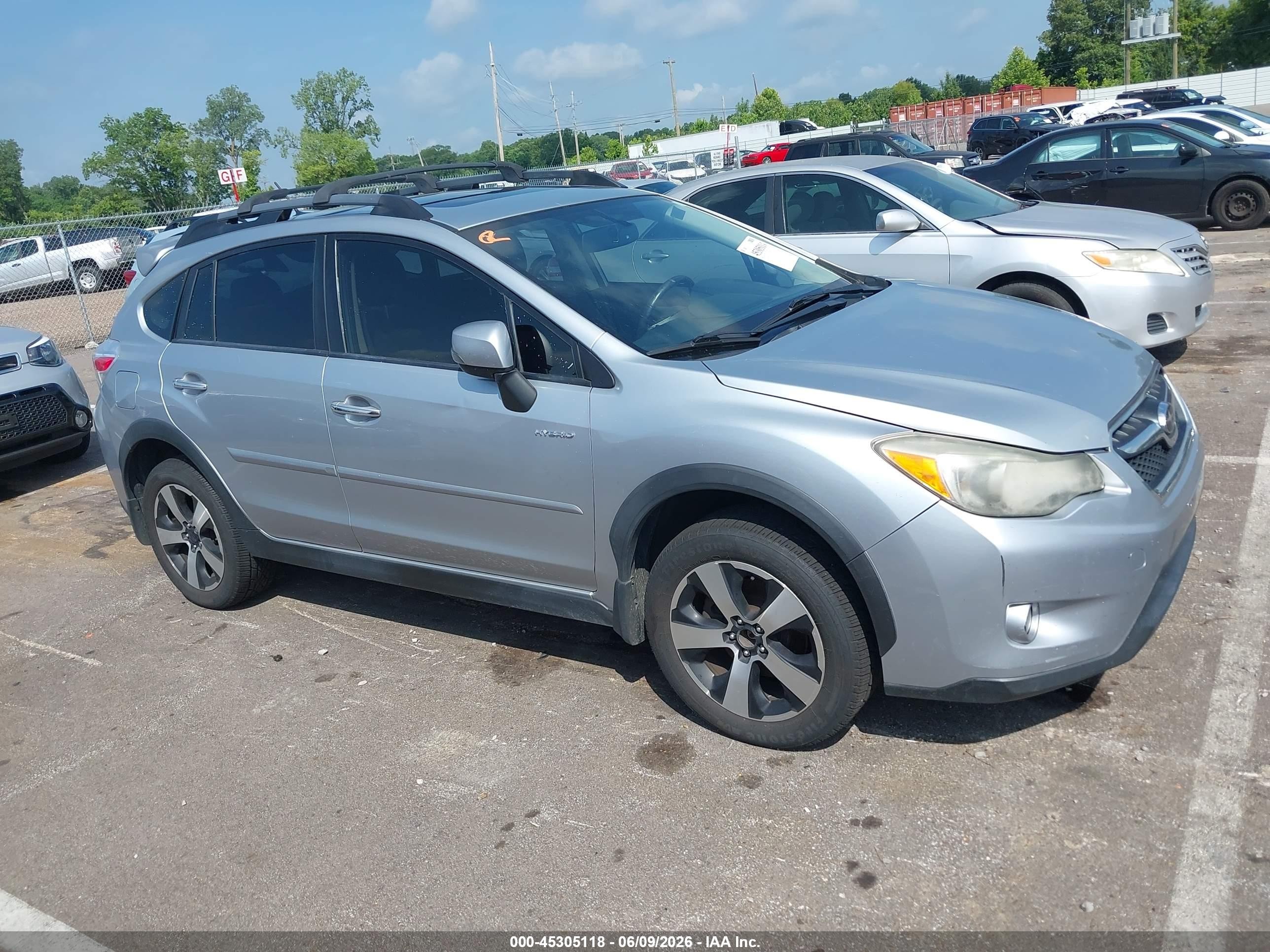2014 Subaru Xv Crosstrek Hybrid 2.0i Touring Light Blue vin: JF2GPBKC0EH238616