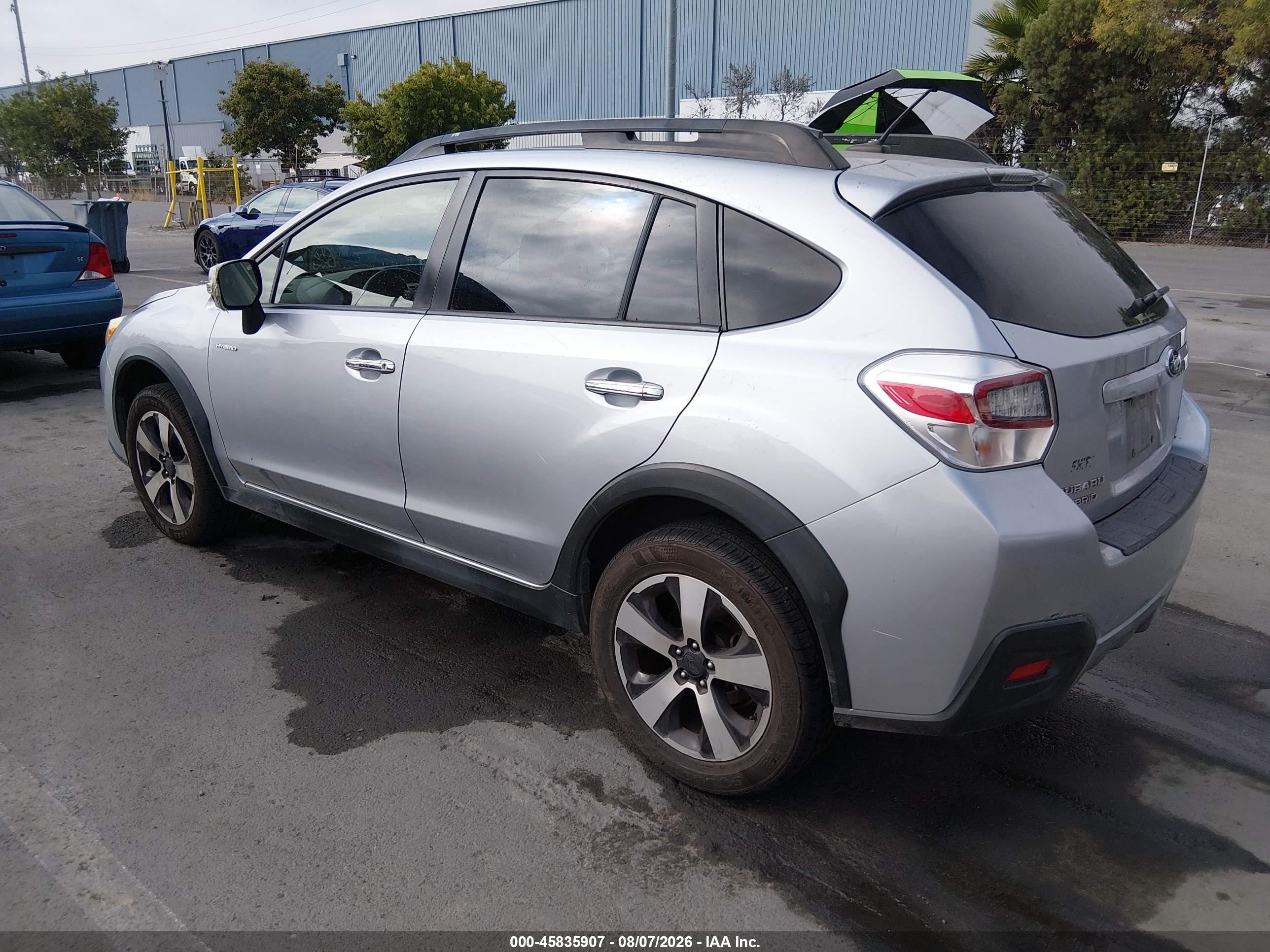 2014 Subaru Xv Crosstrek Hybrid 2.0i Touring Silver vin: JF2GPBKC0EH281742