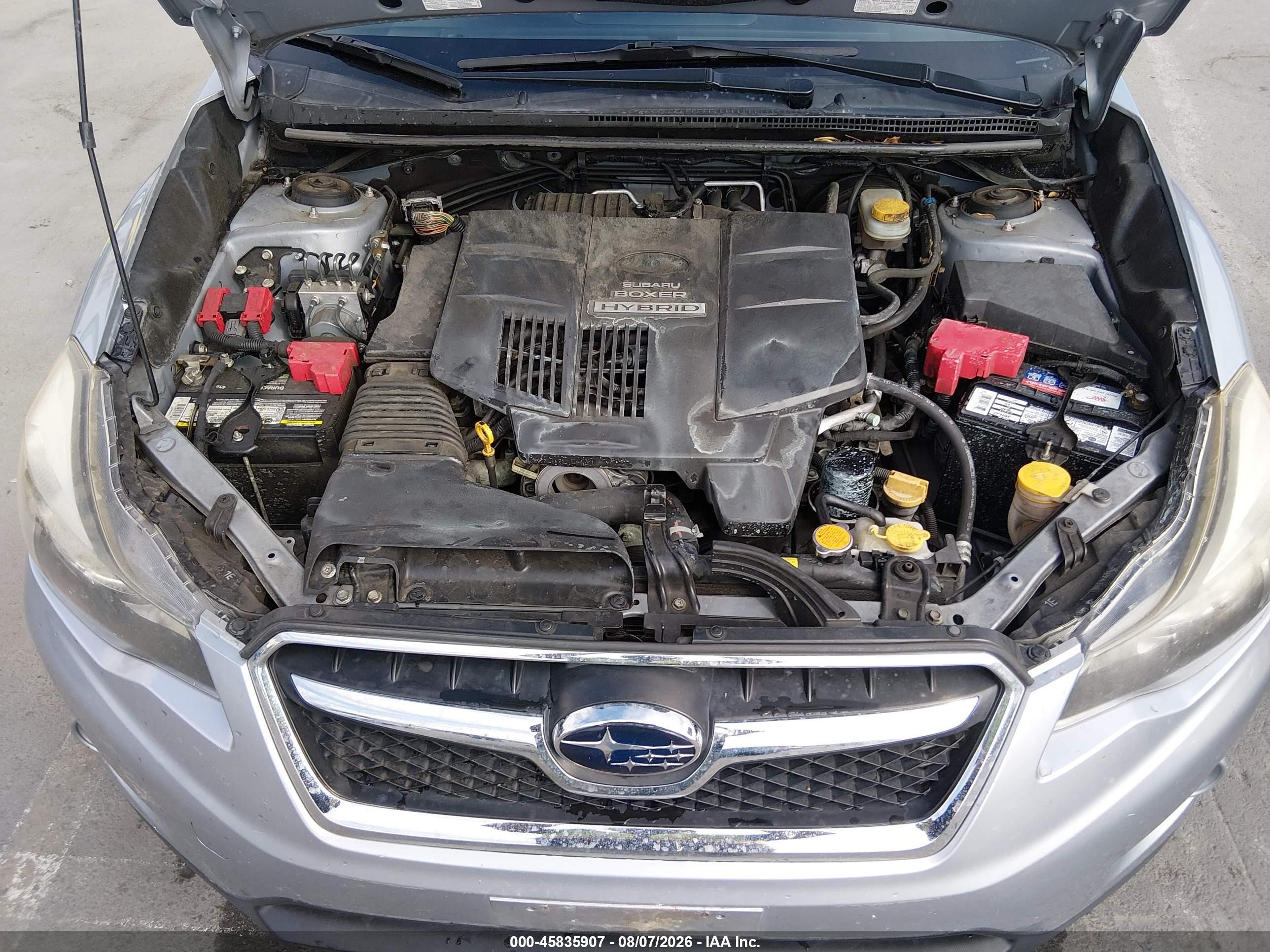2014 Subaru Xv Crosstrek Hybrid 2.0i Touring Silver vin: JF2GPBKC0EH281742