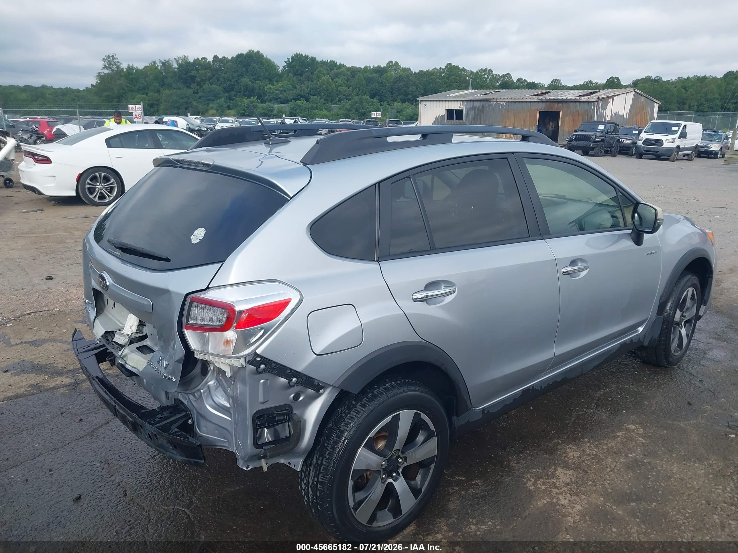 2014 Subaru Xv Crosstrek Hybrid 2.0i Touring Silver vin: JF2GPBKC0EH311029