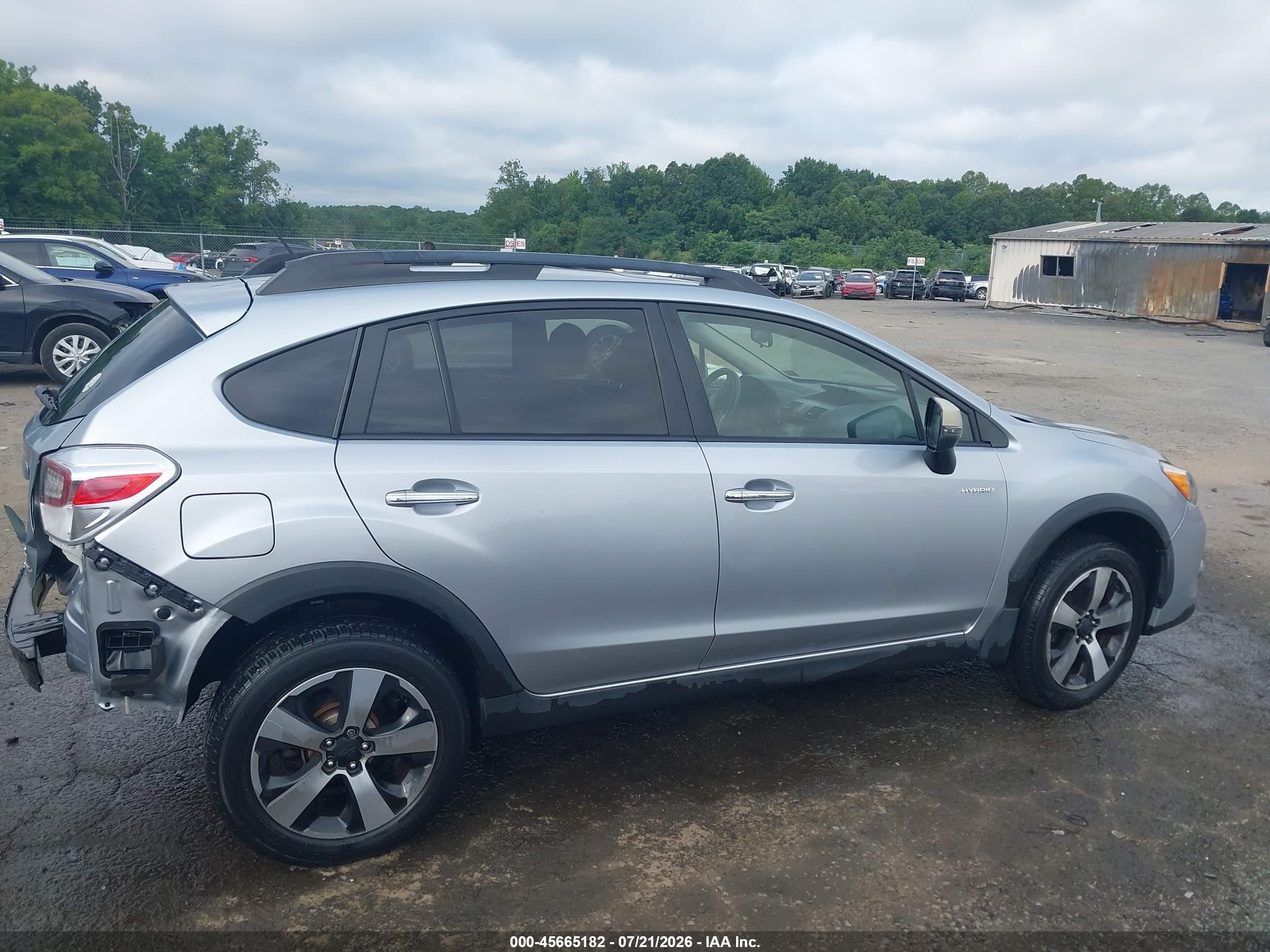 2014 Subaru Xv Crosstrek Hybrid 2.0i Touring Silver vin: JF2GPBKC0EH311029