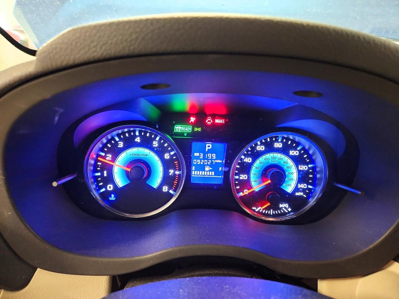 2014 Subaru Xv Crosstrek 2.0i Hybrid Touring Blue vin: JF2GPBKC1EH254582