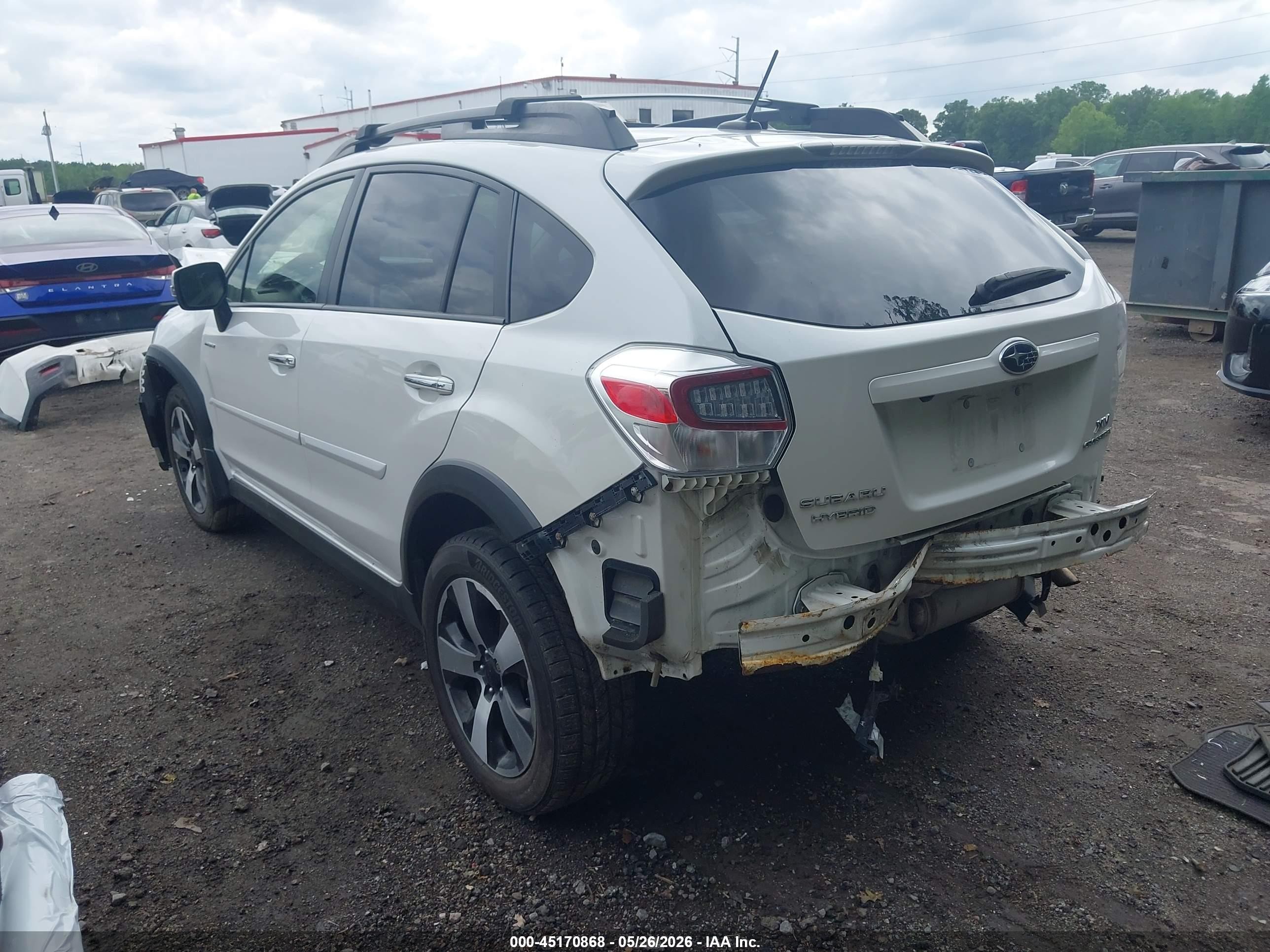 2014 Subaru Xv Crosstrek Hybrid 2.0i Touring White vin: JF2GPBKC2EH220151
