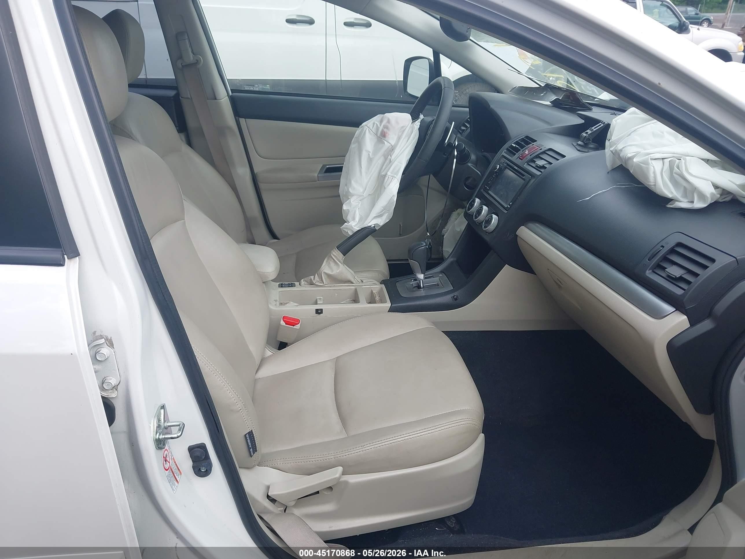 2014 Subaru Xv Crosstrek Hybrid 2.0i Touring White vin: JF2GPBKC2EH220151