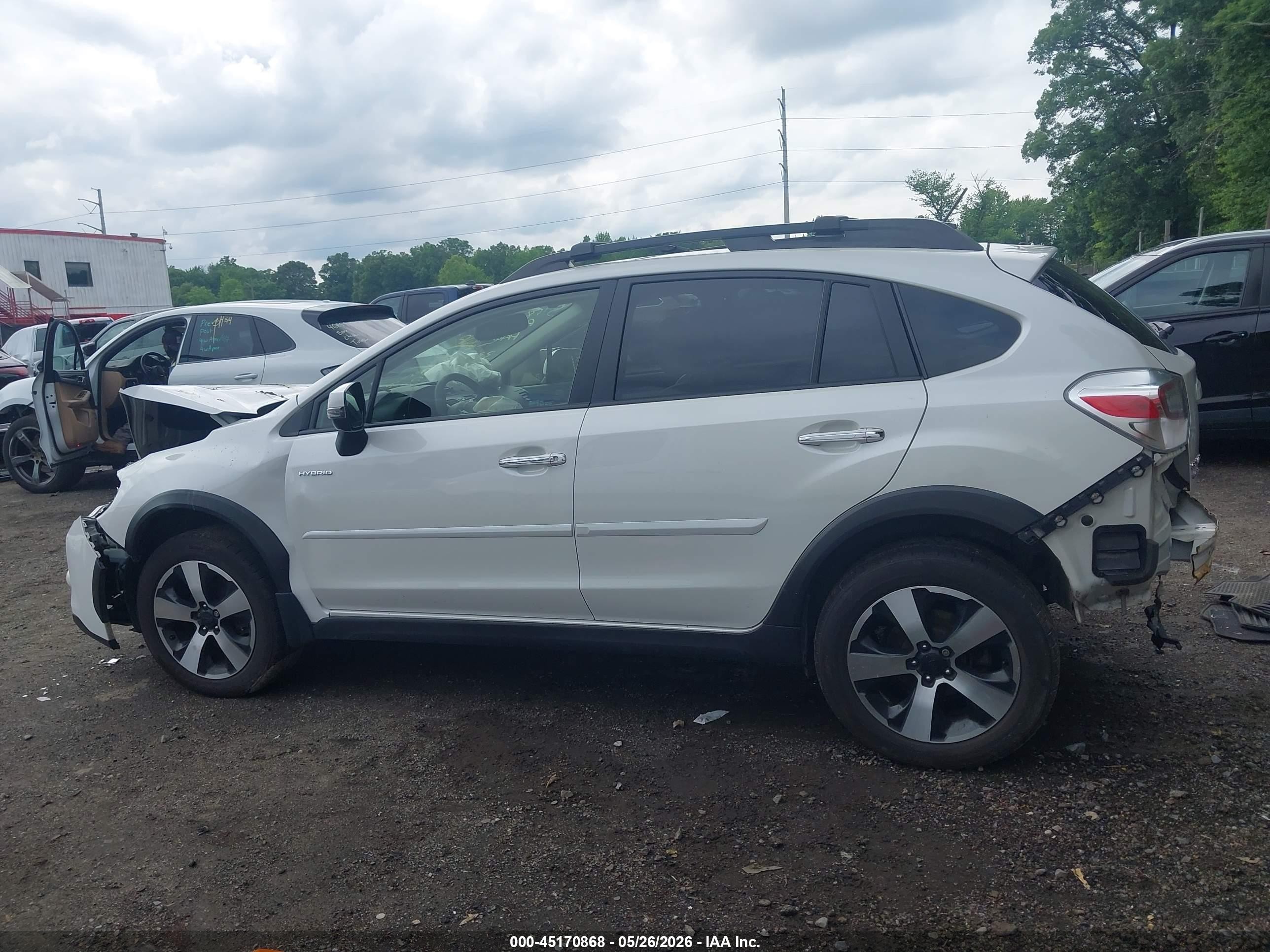 2014 Subaru Xv Crosstrek Hybrid 2.0i Touring White vin: JF2GPBKC2EH220151