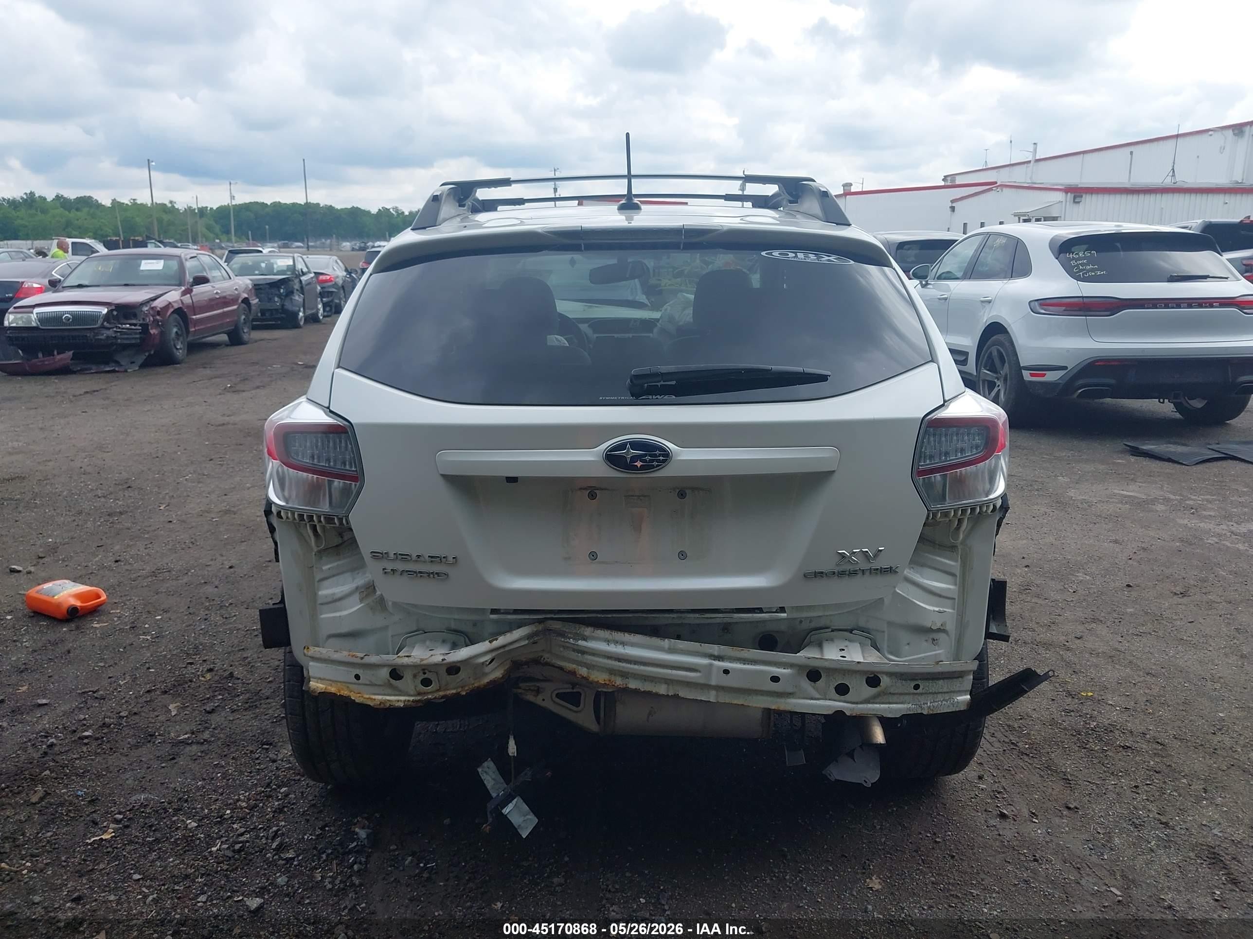2014 Subaru Xv Crosstrek Hybrid 2.0i Touring White vin: JF2GPBKC2EH220151