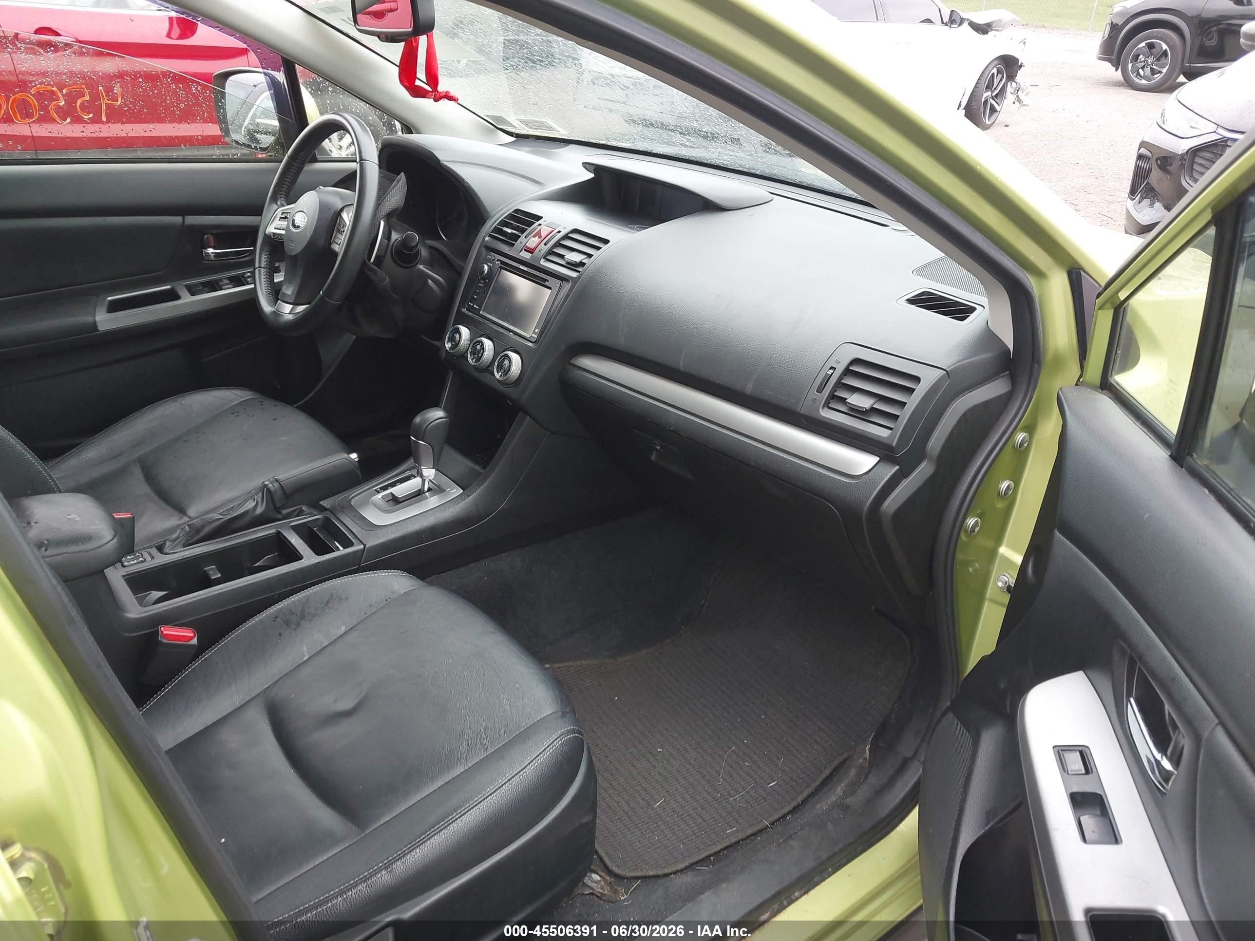 2014 Subaru Xv Crosstrek Hybrid 2.0i Touring Green vin: JF2GPBKC2EH235426