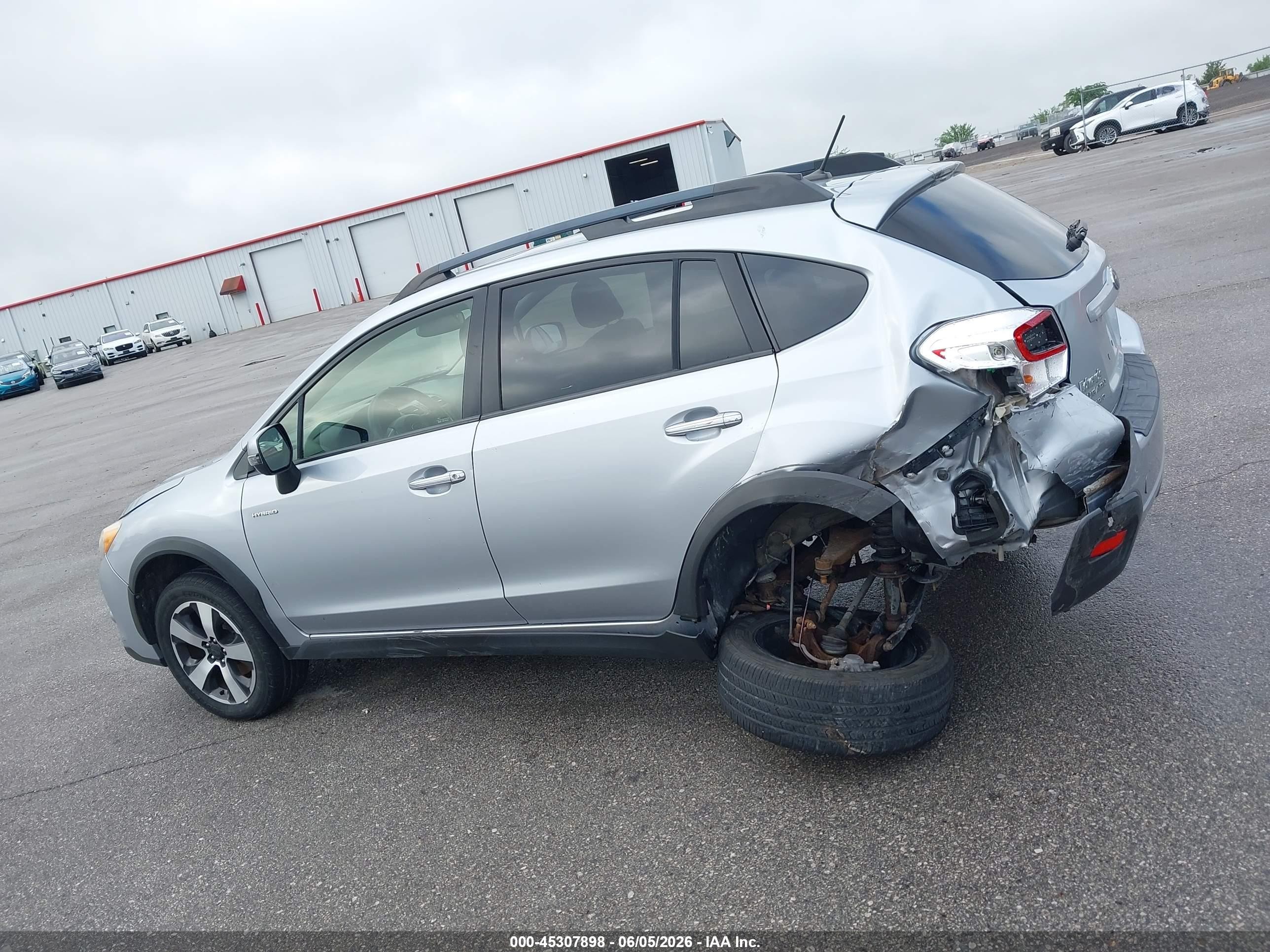 2014 Subaru Xv Crosstrek Hybrid 2.0i Touring Silver vin: JF2GPBKC2EH257930