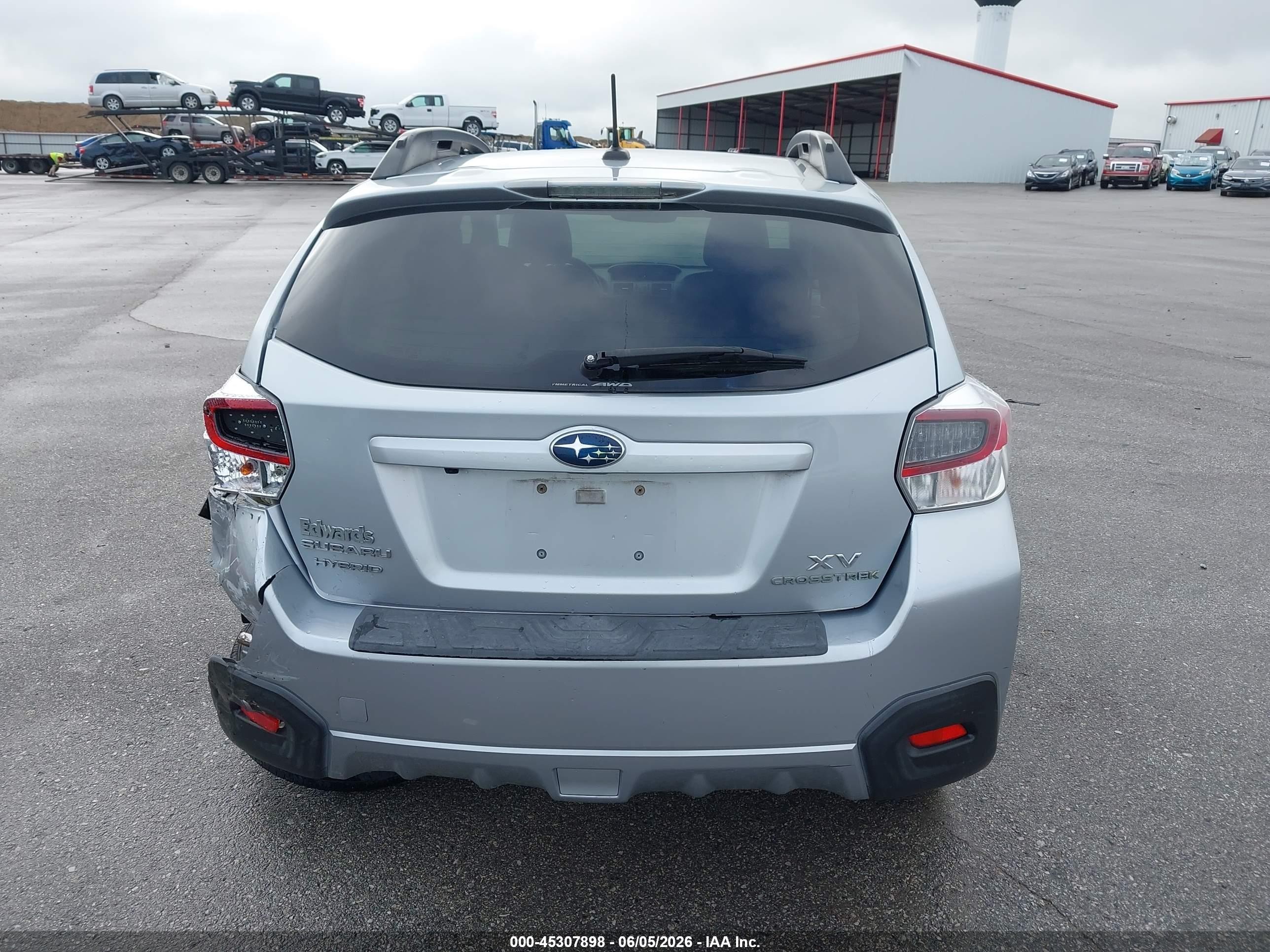 2014 Subaru Xv Crosstrek Hybrid 2.0i Touring Silver vin: JF2GPBKC2EH257930