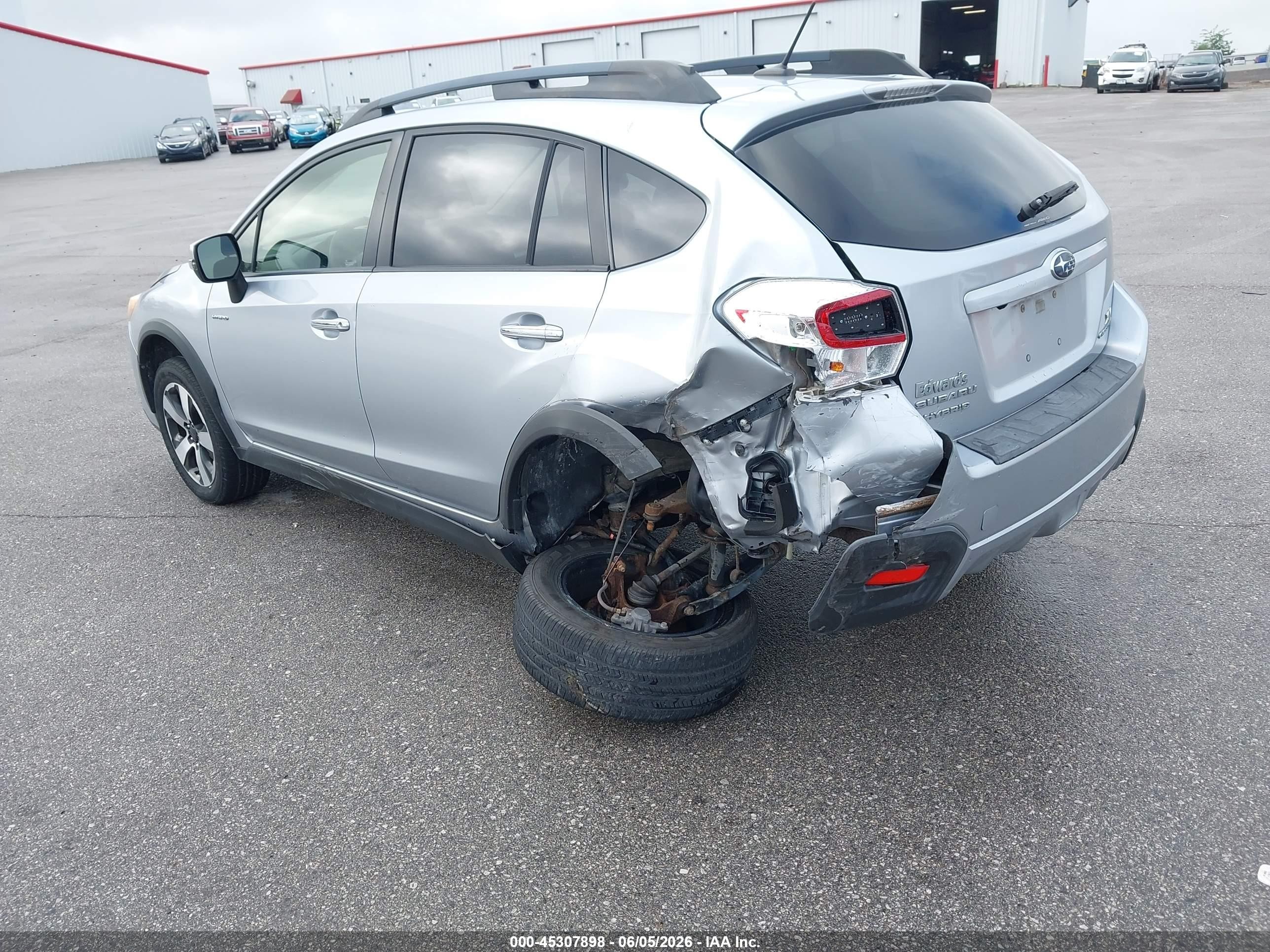 2014 Subaru Xv Crosstrek Hybrid 2.0i Touring Silver vin: JF2GPBKC2EH257930