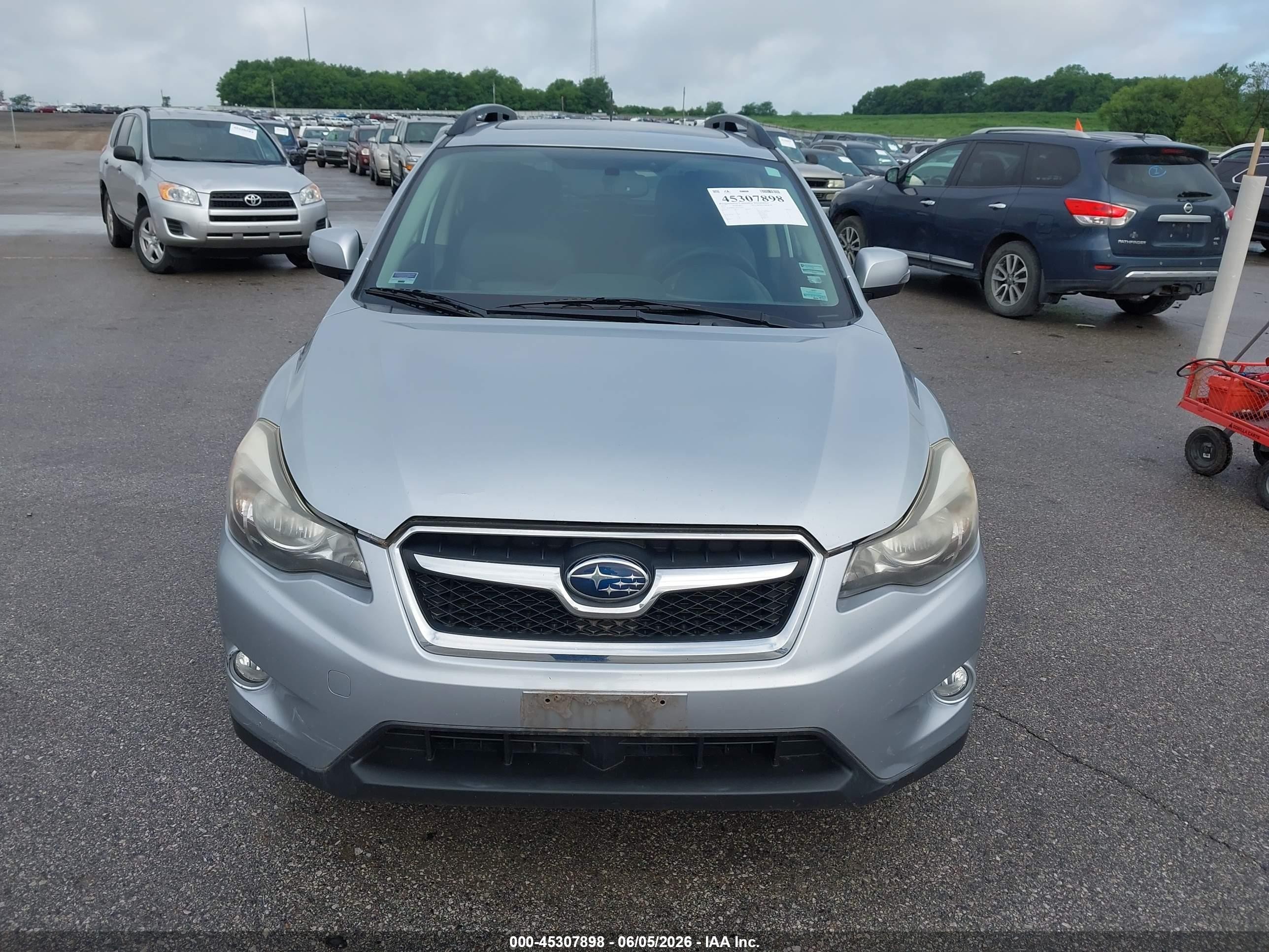 2014 Subaru Xv Crosstrek Hybrid 2.0i Touring Silver vin: JF2GPBKC2EH257930