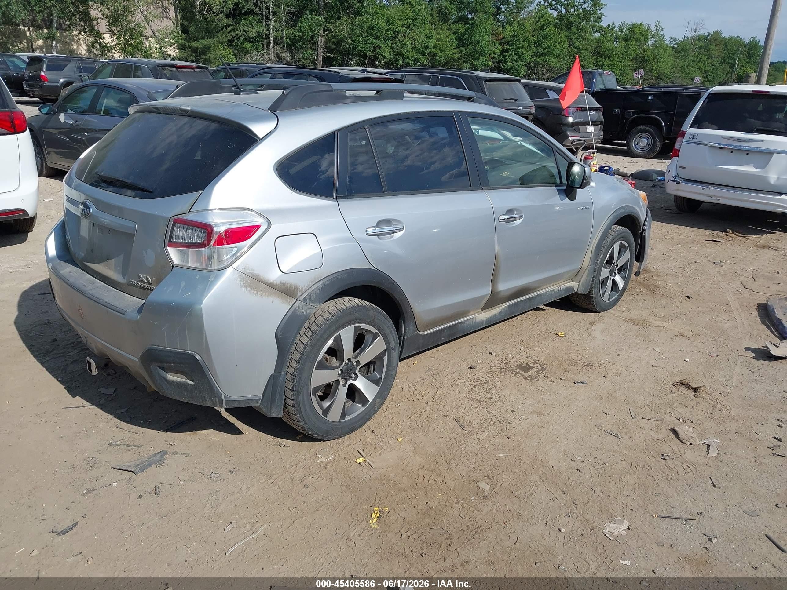 2014 Subaru Xv Crosstrek Hybrid 2.0i Touring Silver vin: JF2GPBKC2EH259967