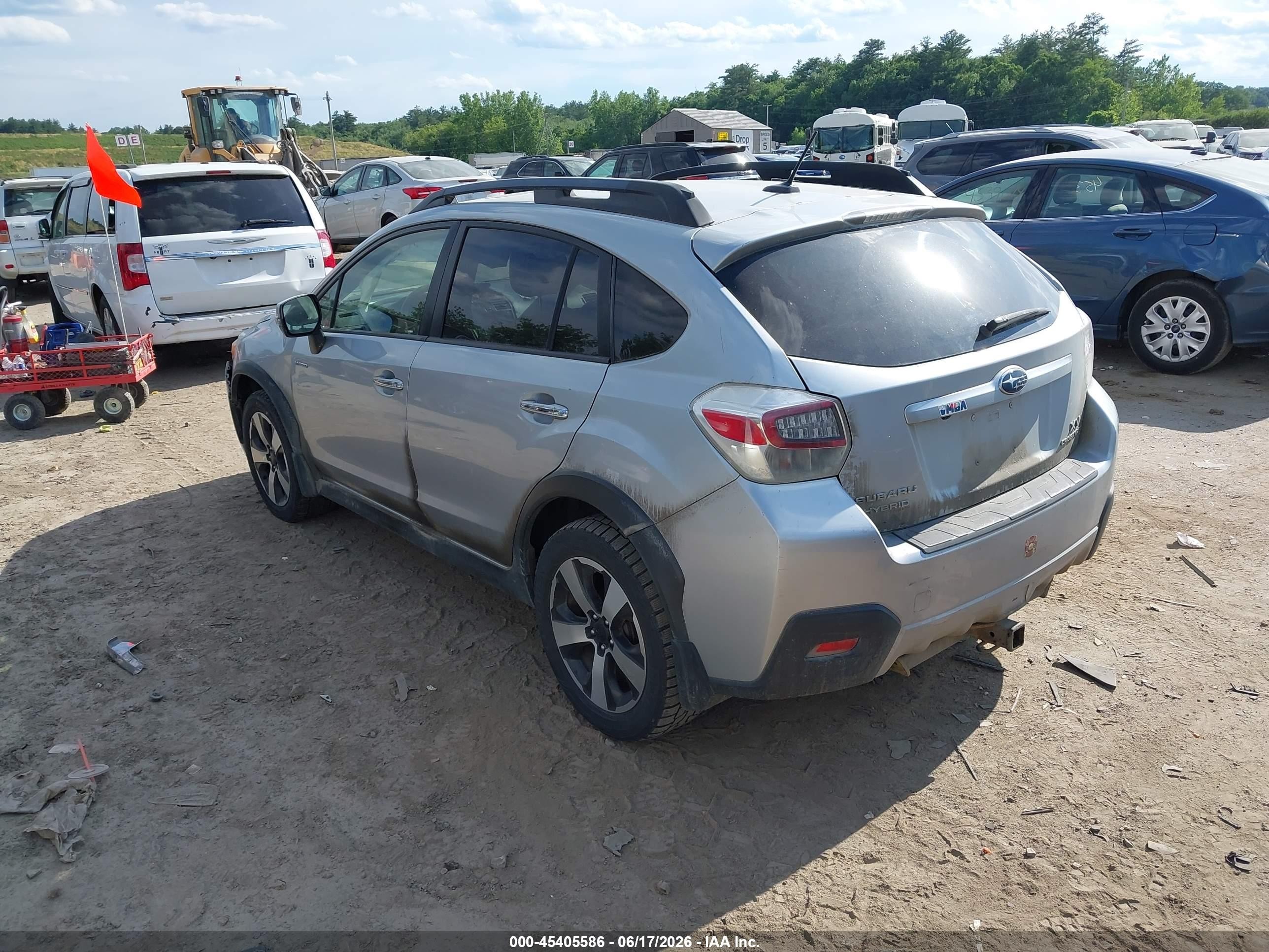 2014 Subaru Xv Crosstrek Hybrid 2.0i Touring Silver vin: JF2GPBKC2EH259967