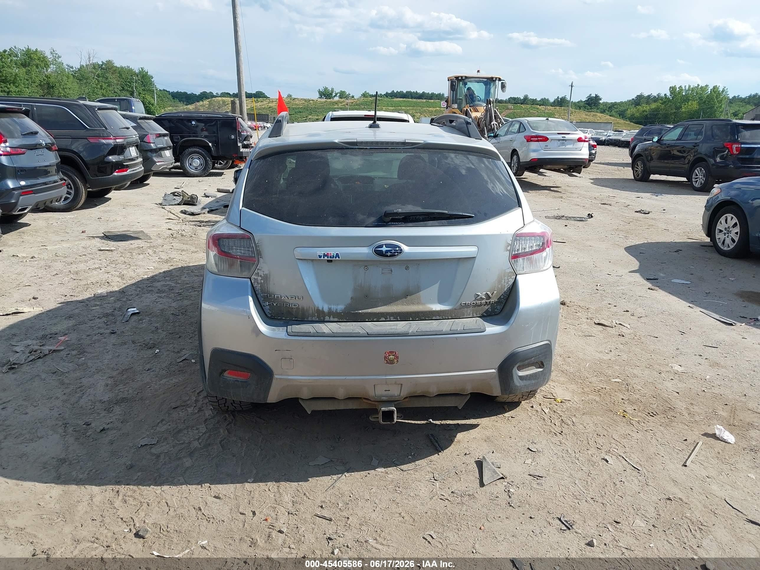 2014 Subaru Xv Crosstrek Hybrid 2.0i Touring Silver vin: JF2GPBKC2EH259967