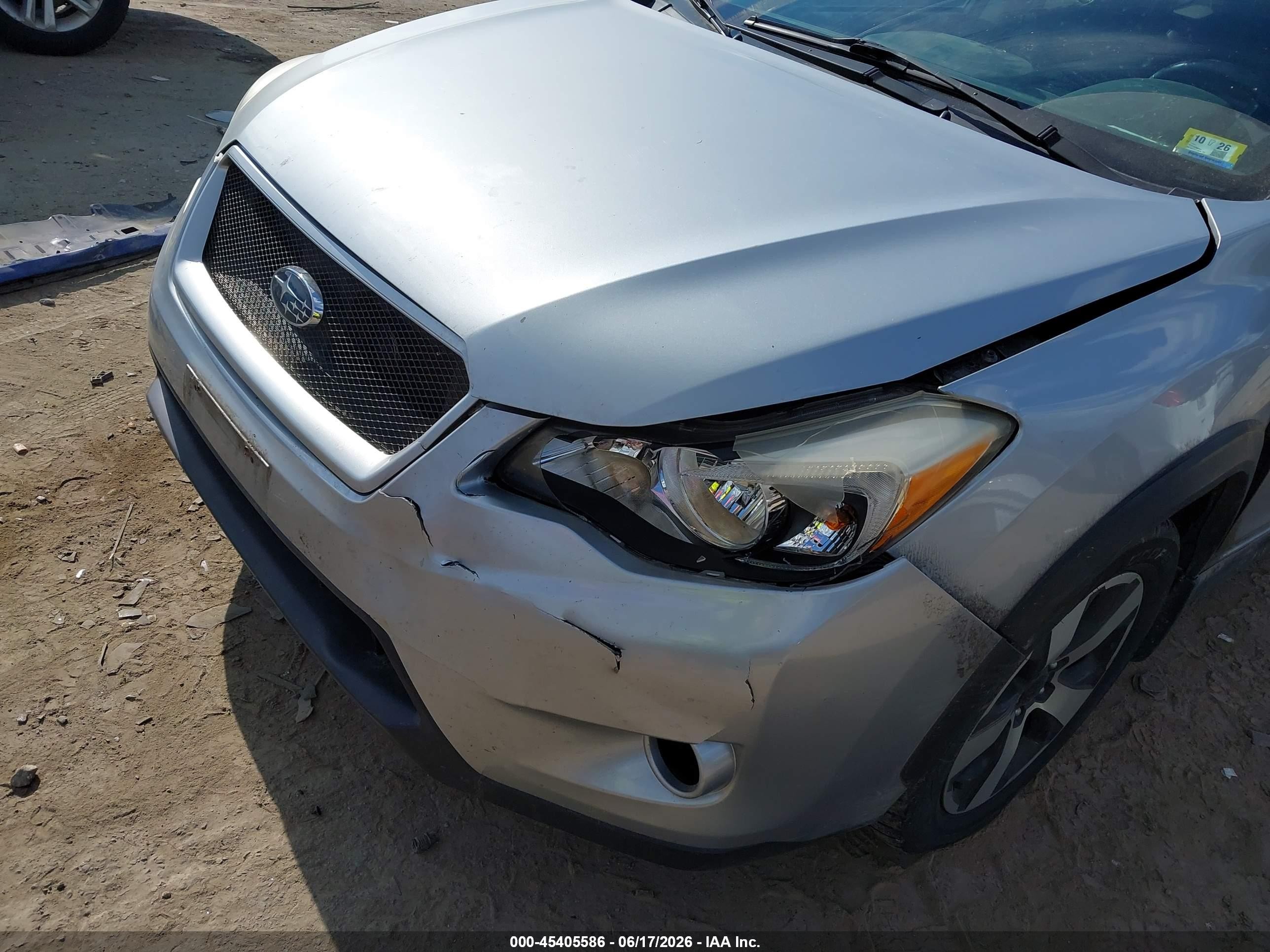 2014 Subaru Xv Crosstrek Hybrid 2.0i Touring Silver vin: JF2GPBKC2EH259967