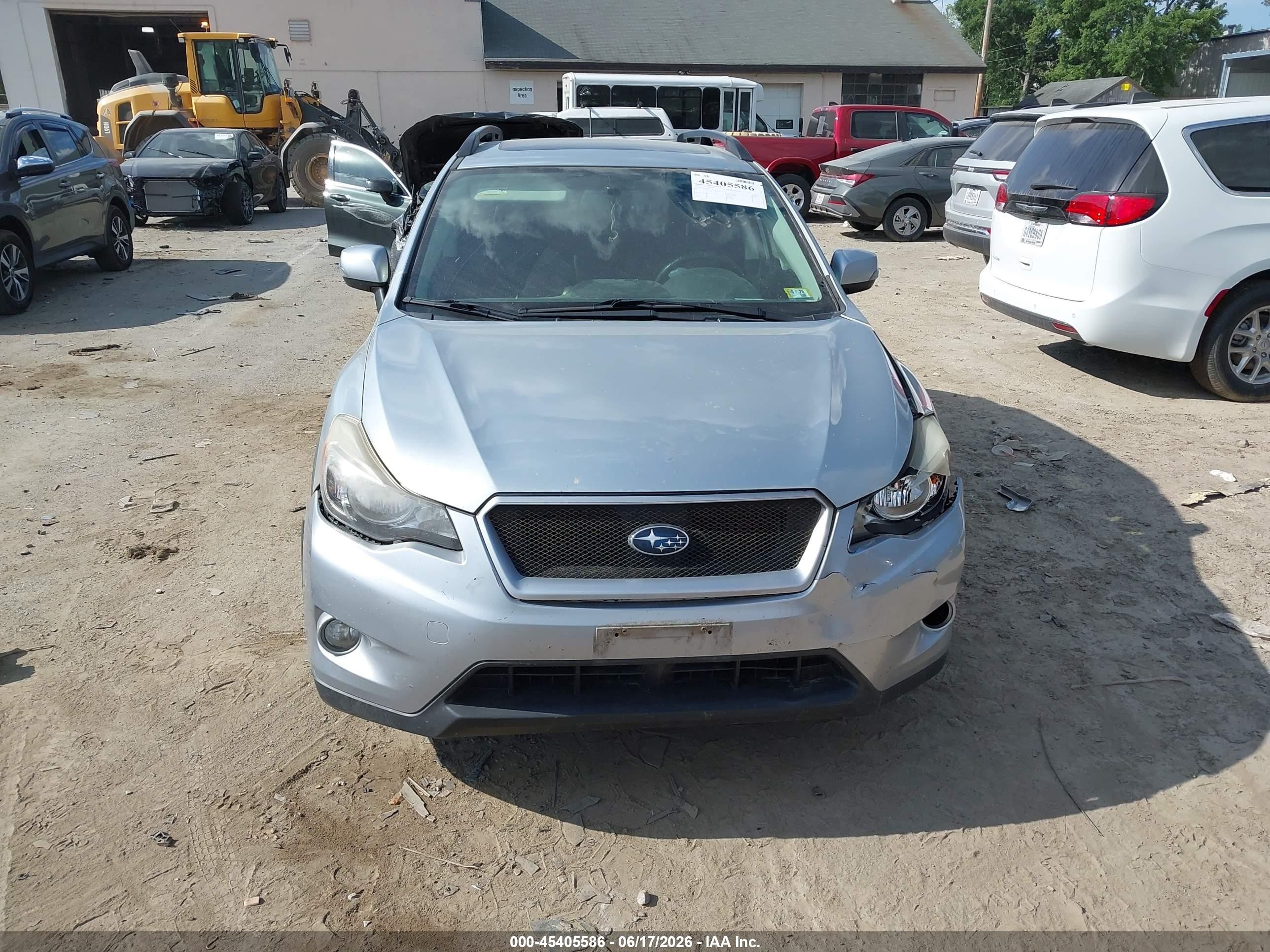 2014 Subaru Xv Crosstrek Hybrid 2.0i Touring Silver vin: JF2GPBKC2EH259967