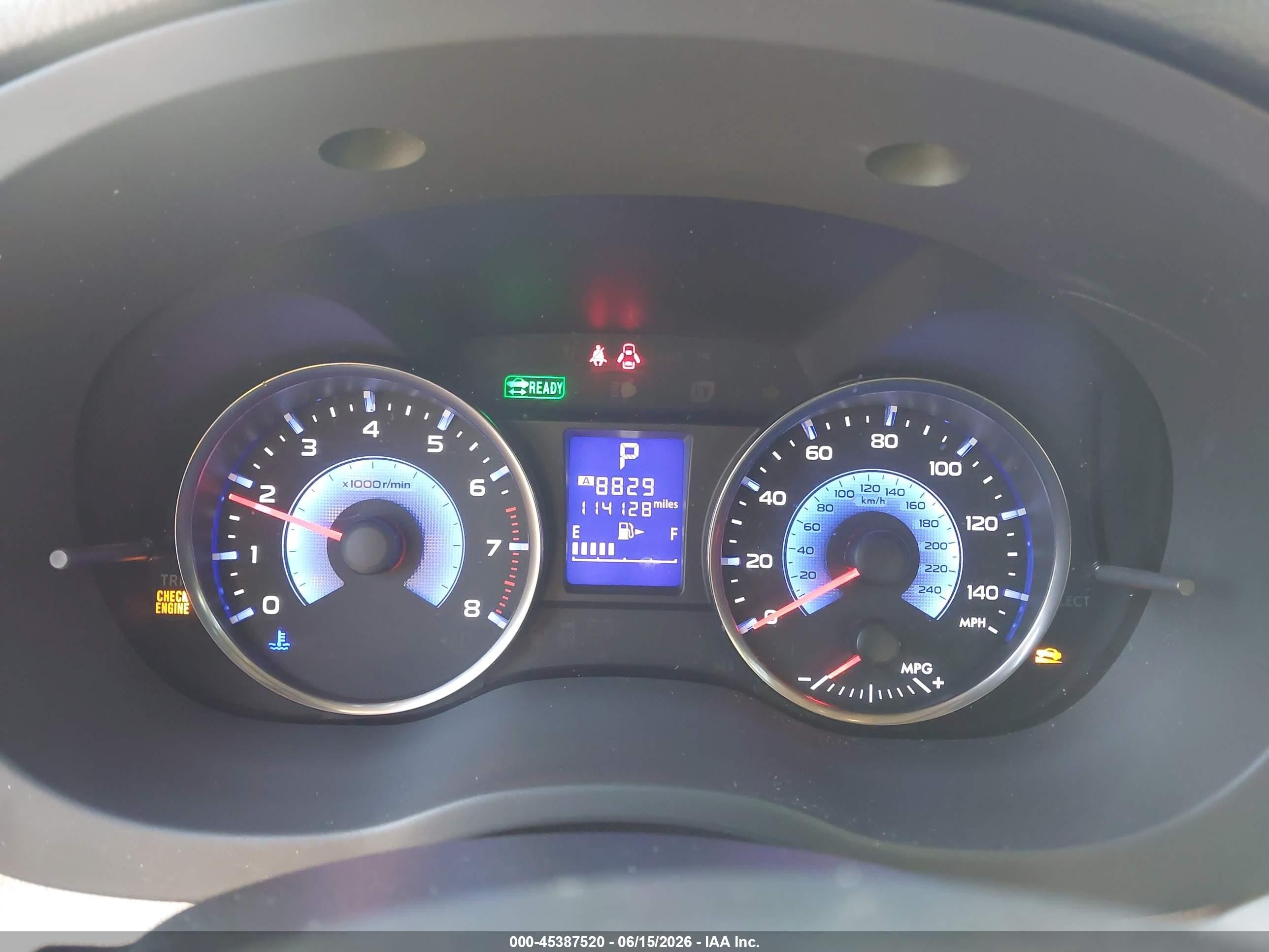 2014 Subaru Xv Crosstrek Hybrid 2.0i Touring Blue vin: JF2GPBKC2EH287655