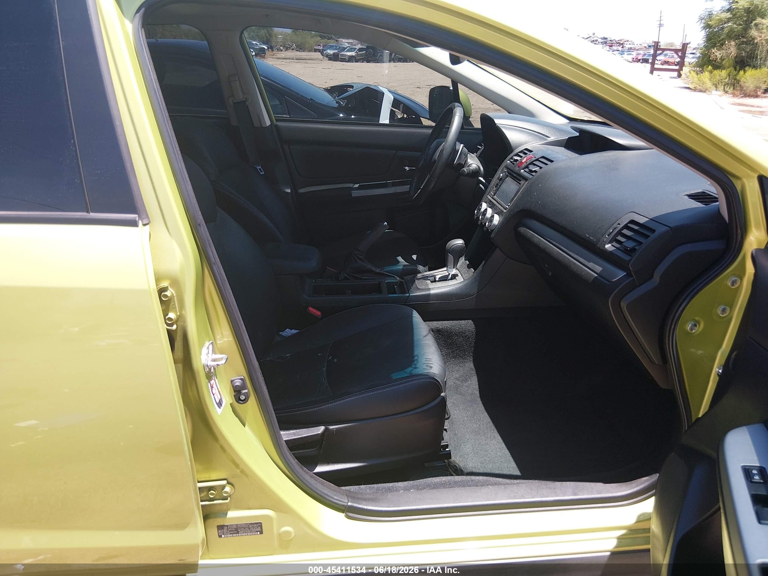 2014 Subaru Xv Crosstrek Hybrid 2.0i Touring Green vin: JF2GPBKC3EH238044