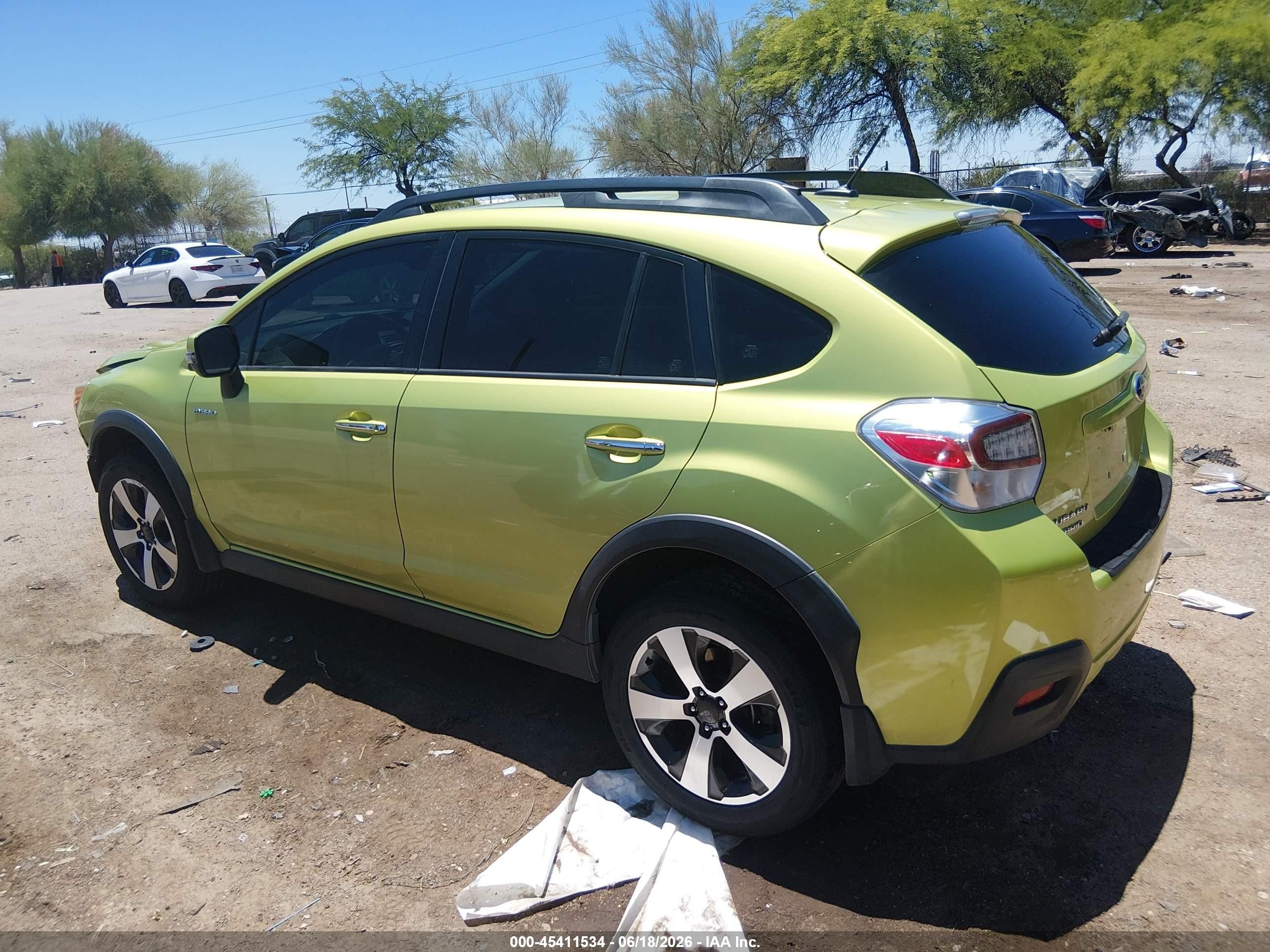 2014 Subaru Xv Crosstrek Hybrid 2.0i Touring Green vin: JF2GPBKC3EH238044