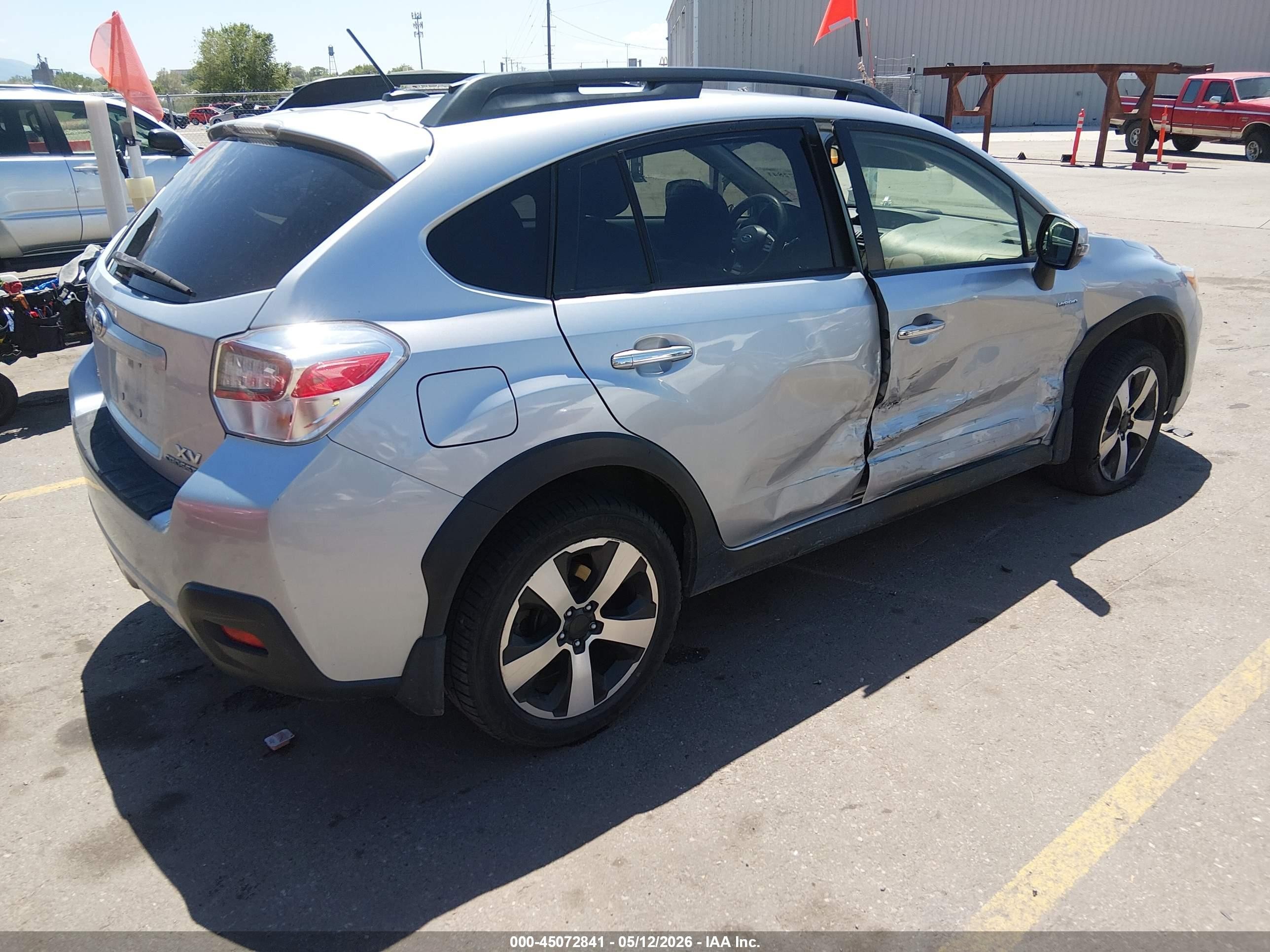 2014 Subaru Xv Crosstrek Hybrid 2.0i Touring Серебряный vin: JF2GPBKC3EH276471