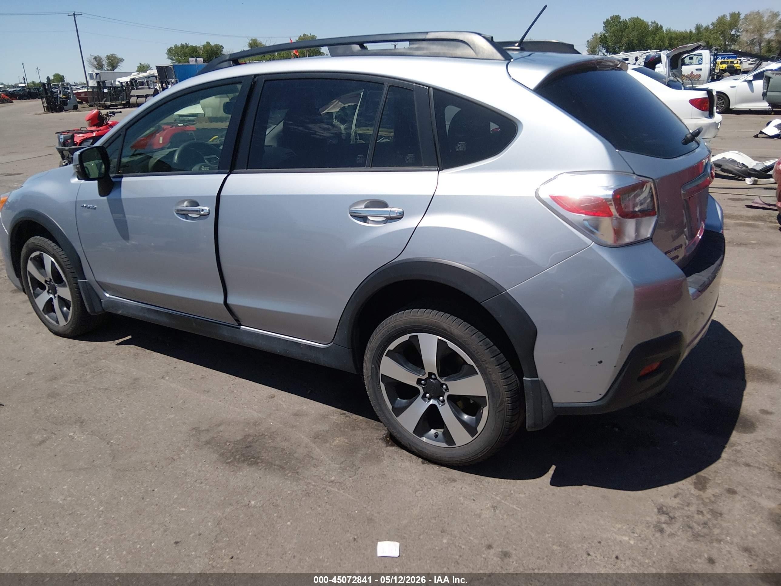 2014 Subaru Xv Crosstrek Hybrid 2.0i Touring Серебряный vin: JF2GPBKC3EH276471