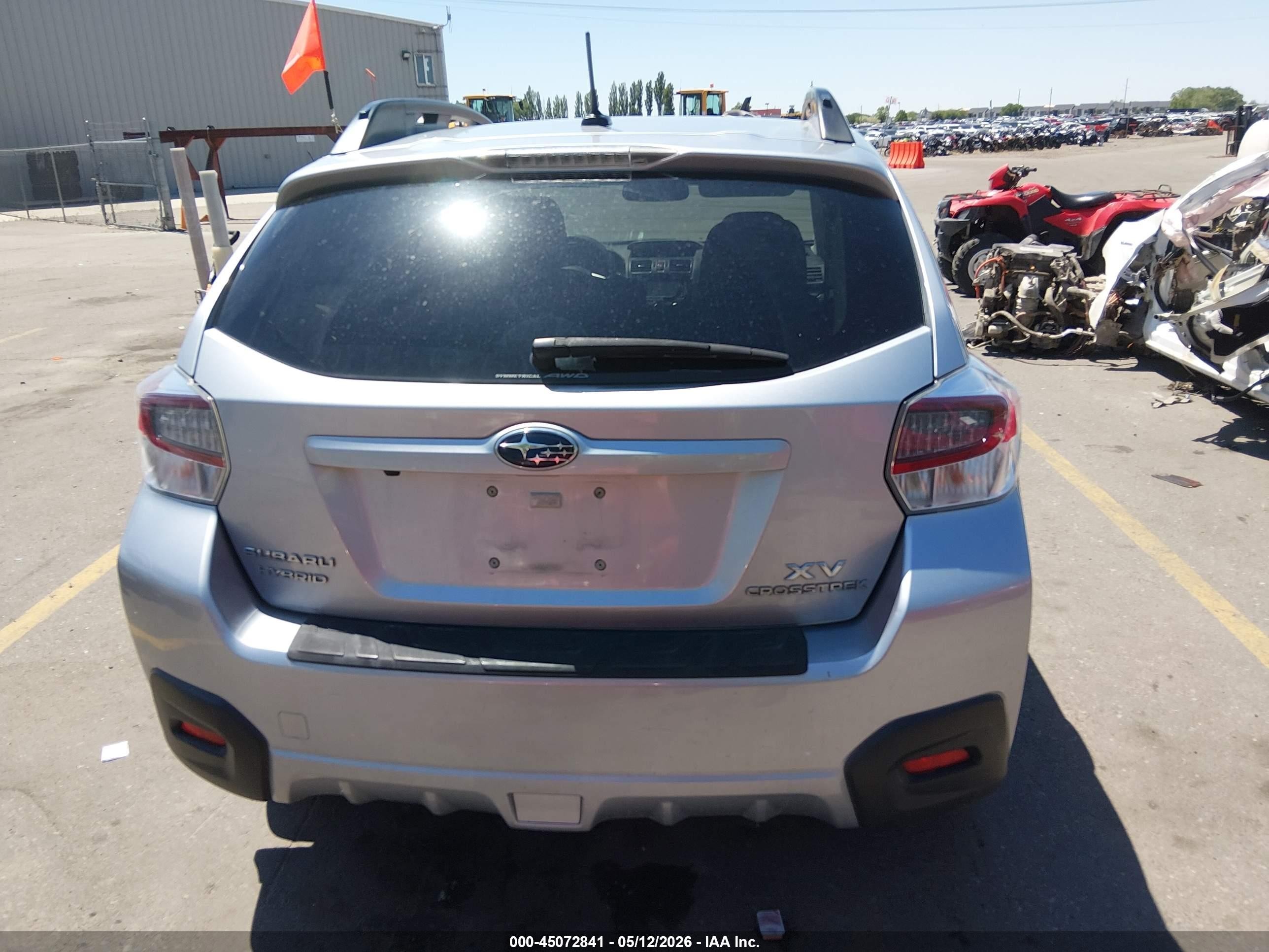2014 Subaru Xv Crosstrek Hybrid 2.0i Touring Серебряный vin: JF2GPBKC3EH276471