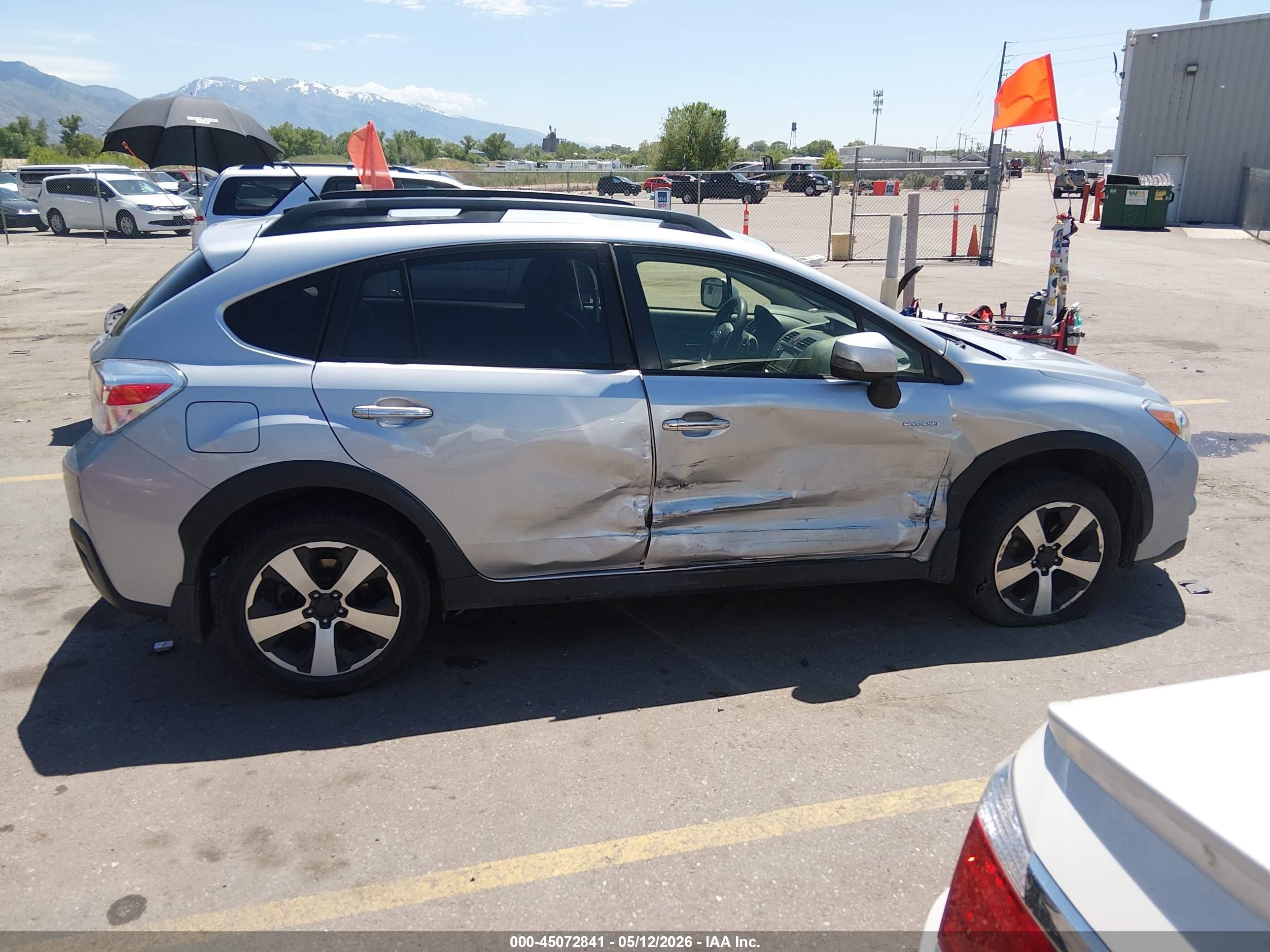 2014 Subaru Xv Crosstrek Hybrid 2.0i Touring Серебряный vin: JF2GPBKC3EH276471