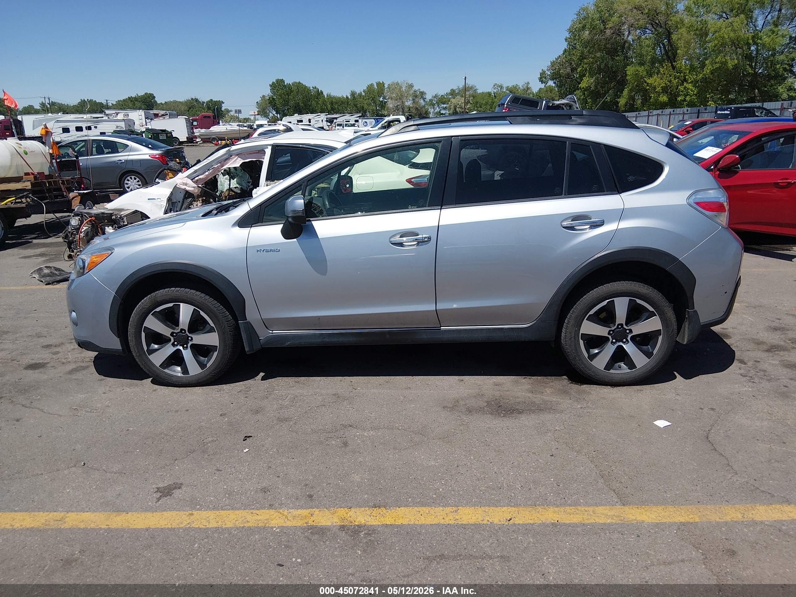 2014 Subaru Xv Crosstrek Hybrid 2.0i Touring Серебряный vin: JF2GPBKC3EH276471