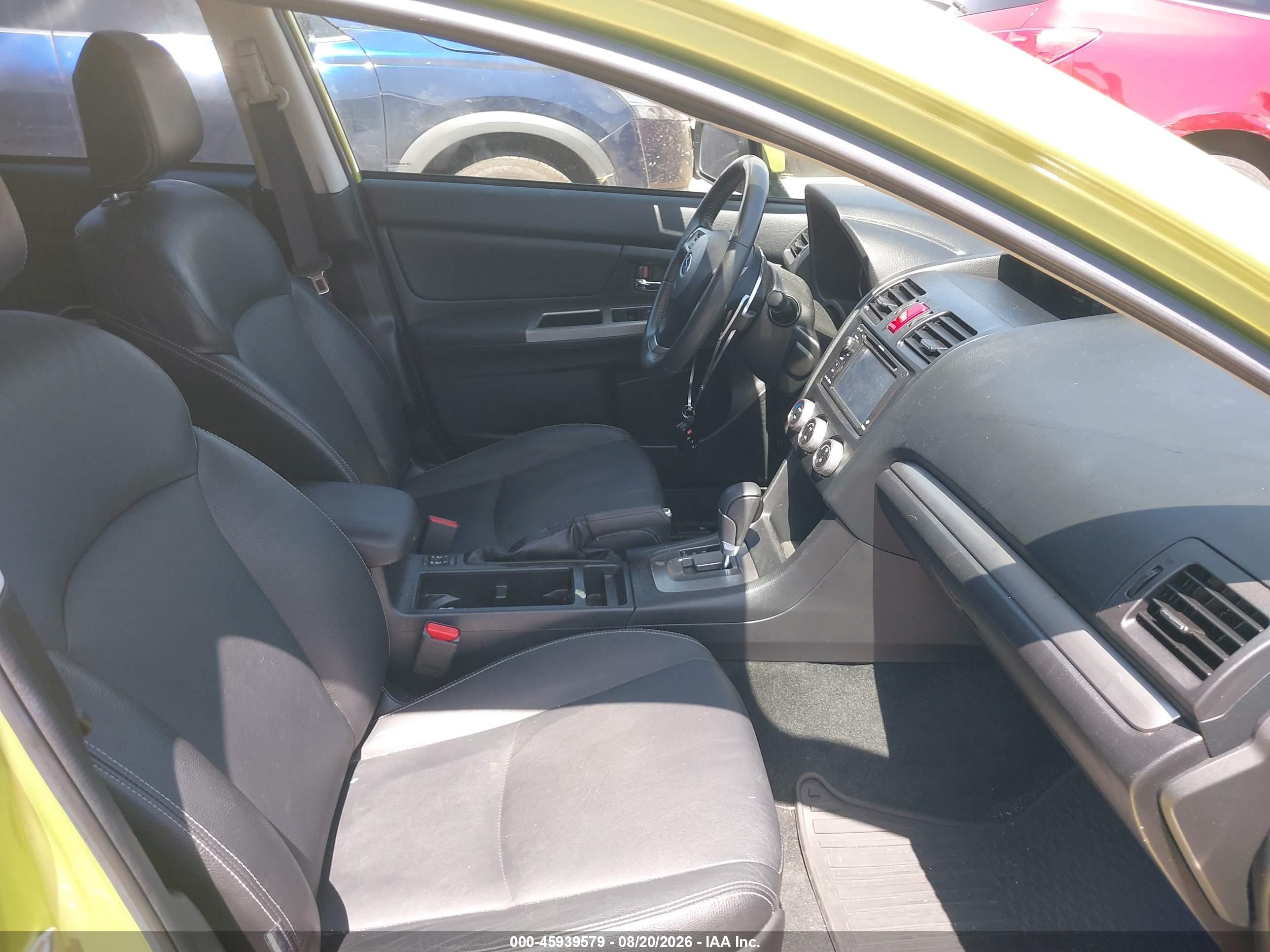 2014 Subaru Xv Crosstrek Hybrid 2.0i Touring Green vin: JF2GPBKC3EH281430