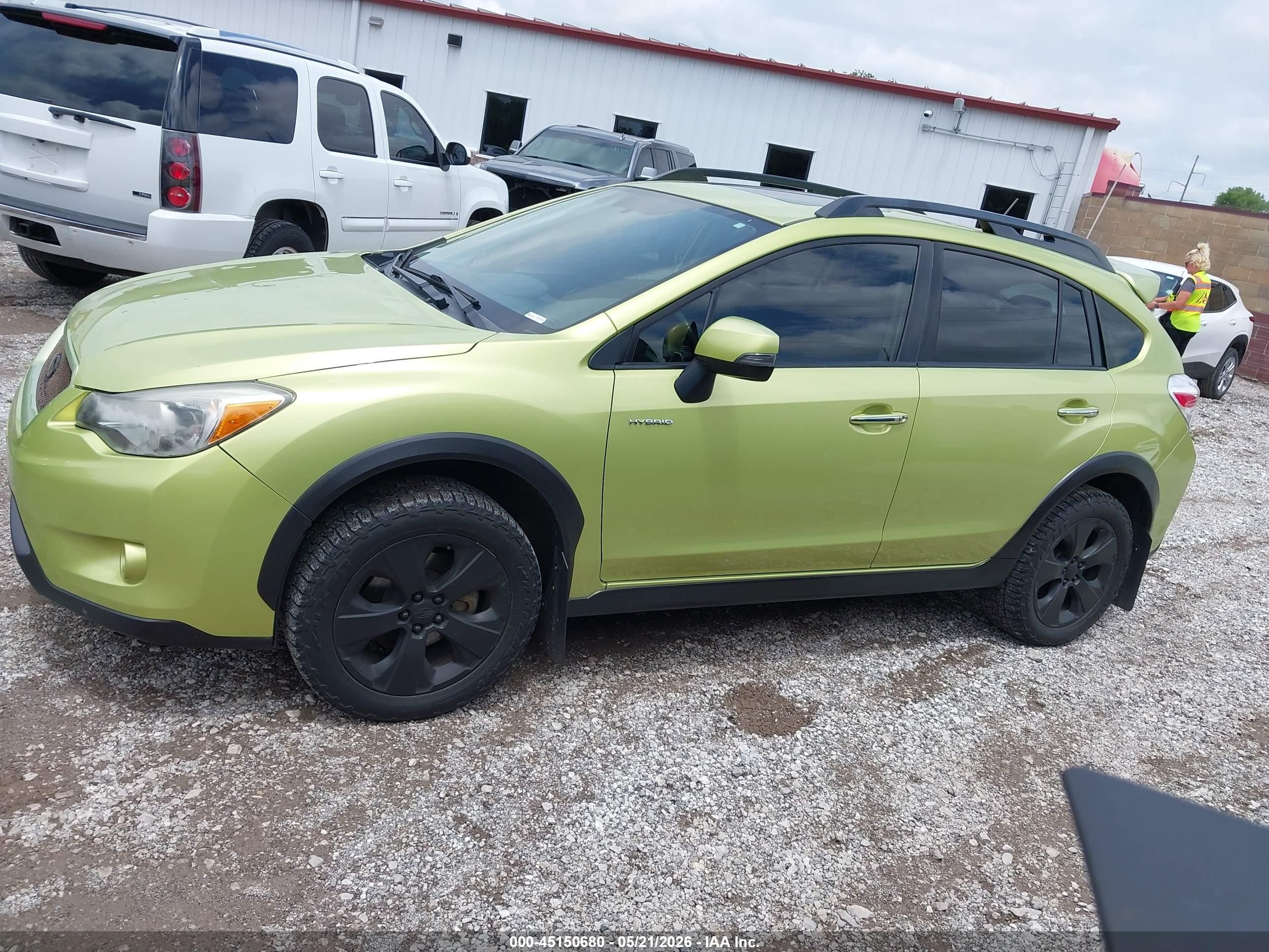 2014 Subaru Xv Crosstrek Hybrid 2.0i Touring Green vin: JF2GPBKC3EH306102