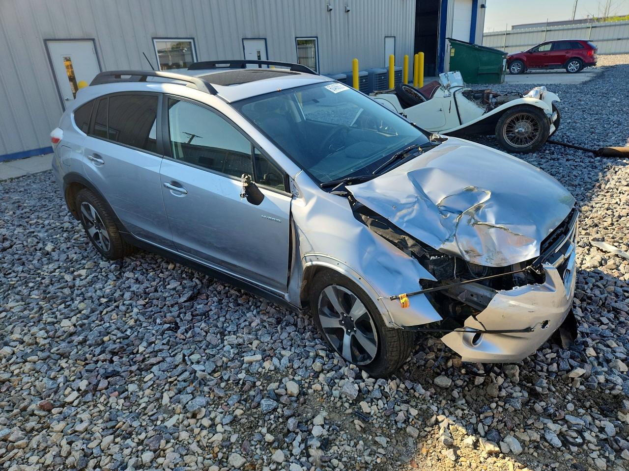 2014 Subaru Xv Crosstrek 2.0i Hybrid Touring Silver vin: JF2GPBKC4EH204677