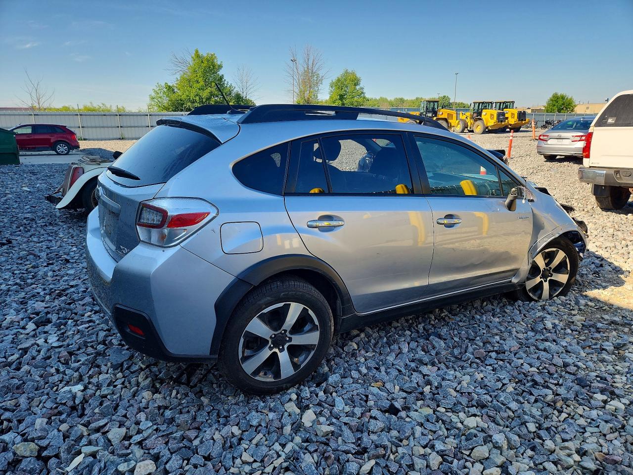 2014 Subaru Xv Crosstrek 2.0i Hybrid Touring Silver vin: JF2GPBKC4EH204677