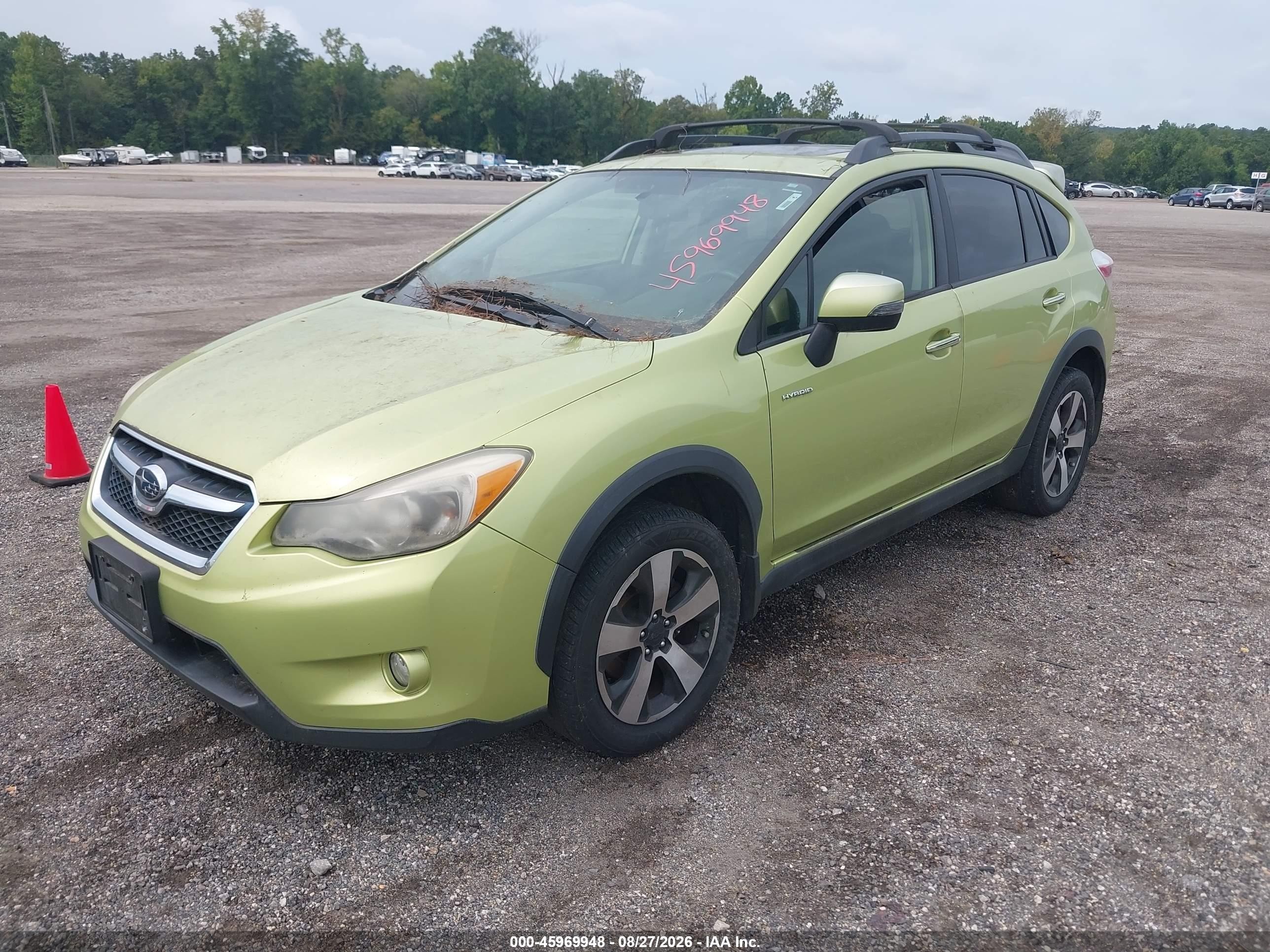 2014 Subaru Xv Crosstrek Hybrid 2.0i Touring Green vin: JF2GPBKC4EH221964