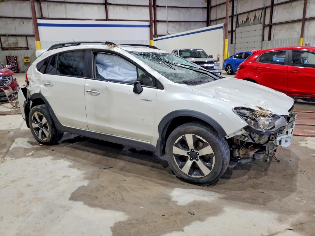 2014 Subaru Xv Crosstrek 2.0i Hybrid Touring White vin: JF2GPBKC4EH229921